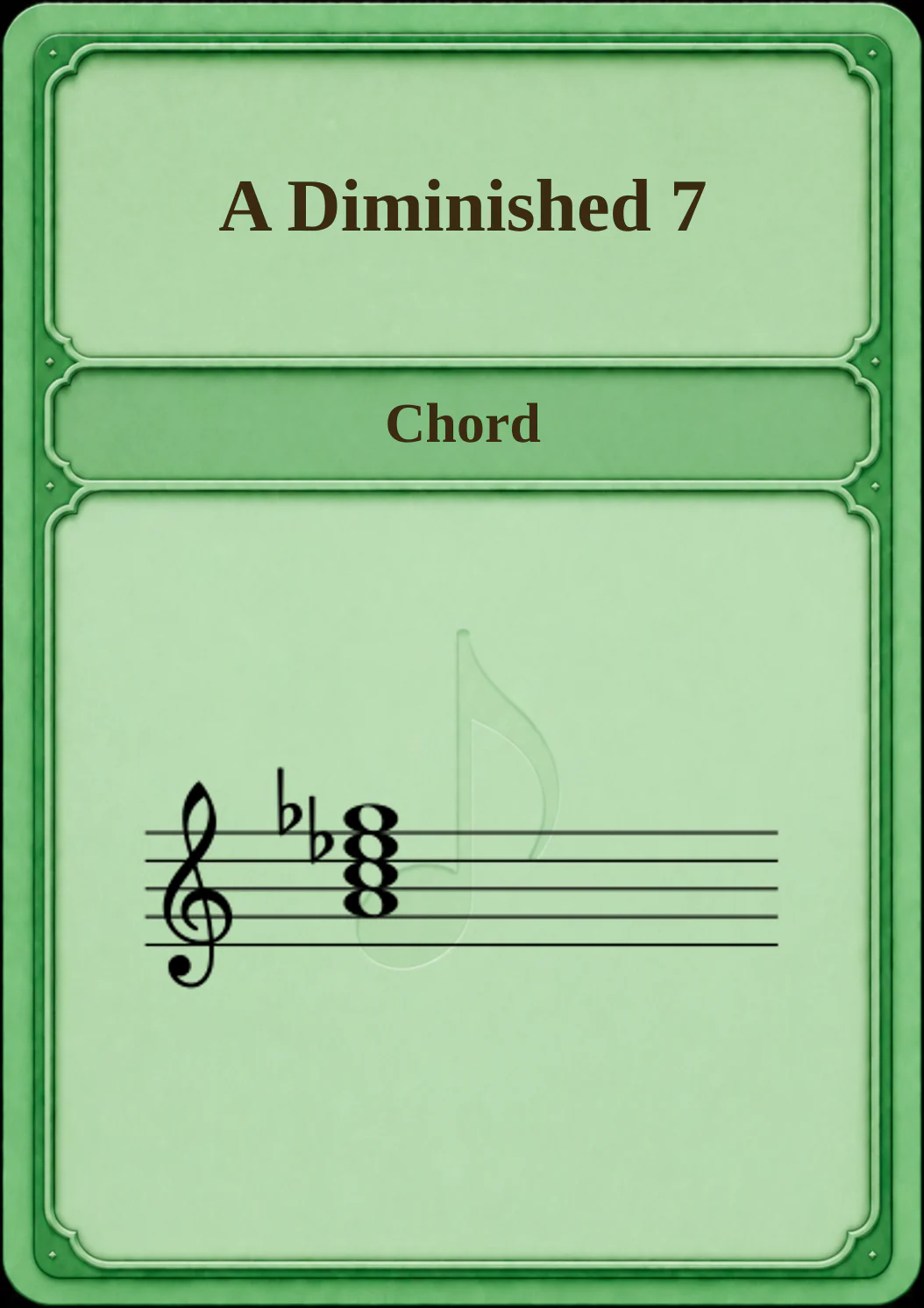 A Diminished 7