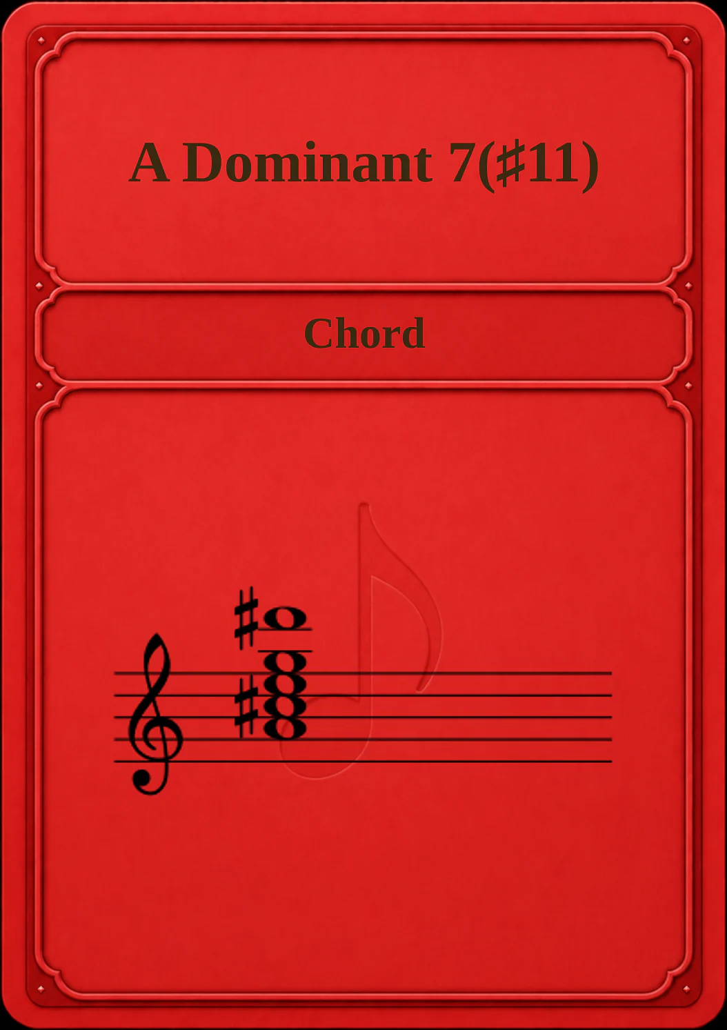 A Dominant 7(♯11)