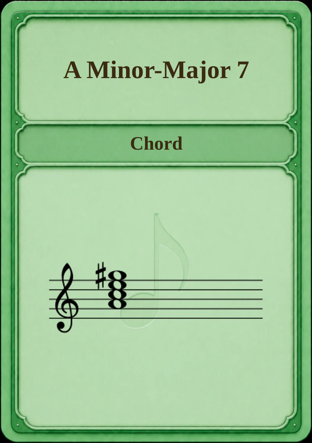A Minor-Major 7