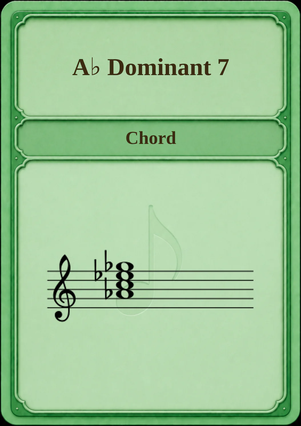 A♭ Dominant 7