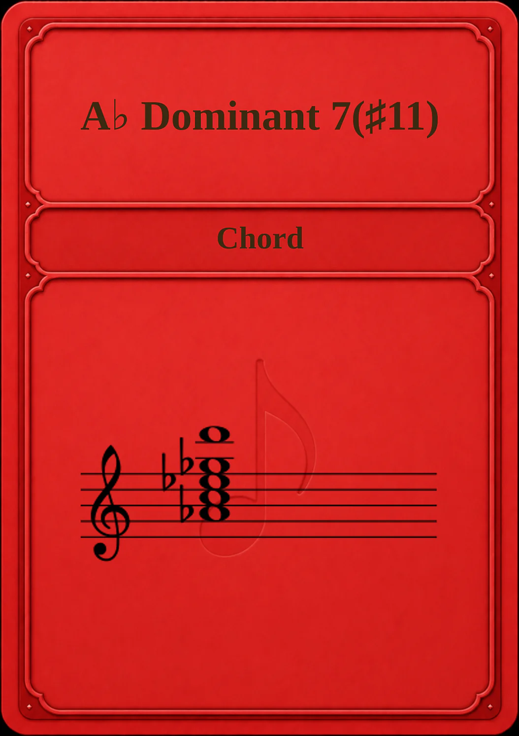 A♭ Dominant 7(♯11)