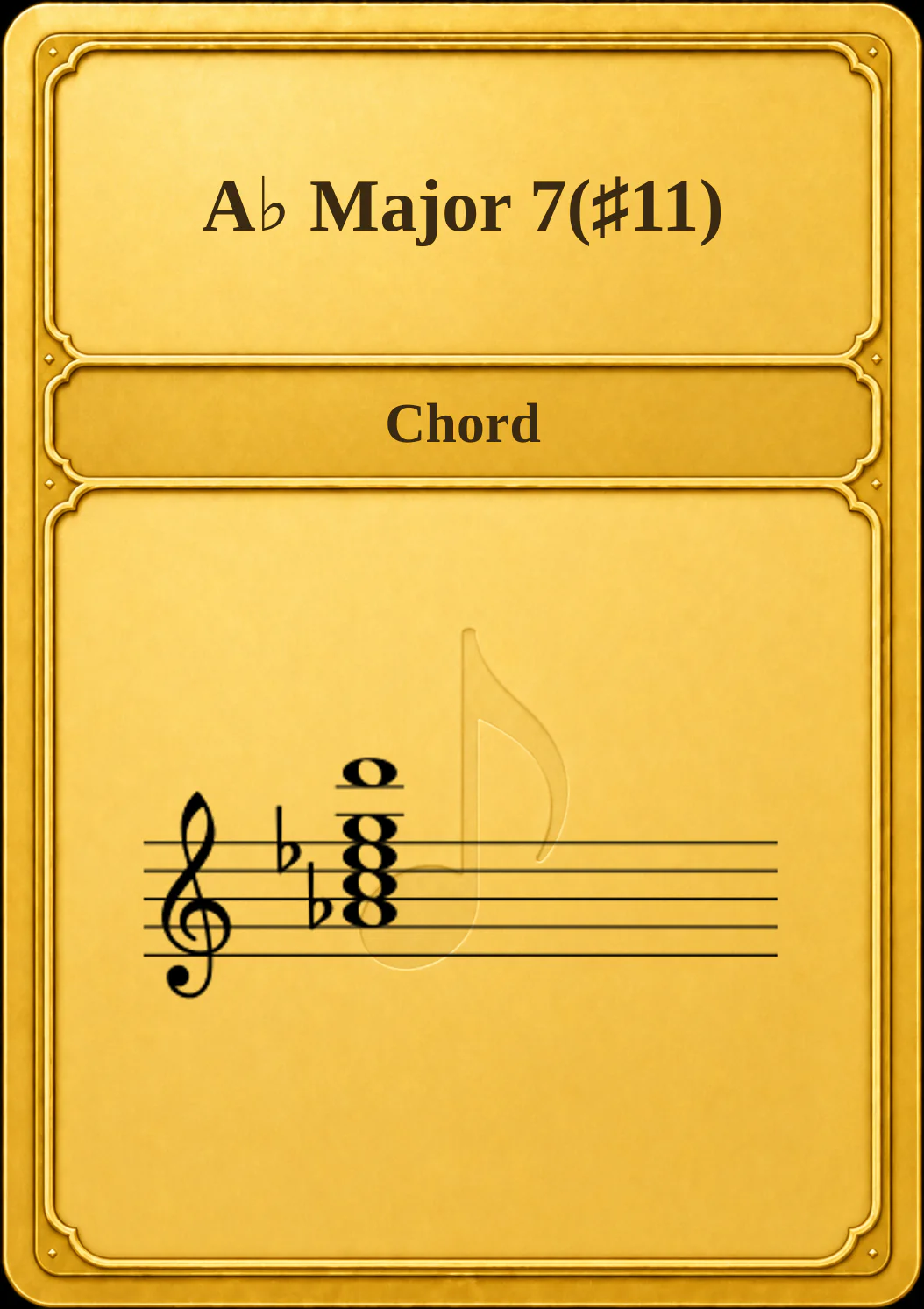 A♭ Major 7(♯11)