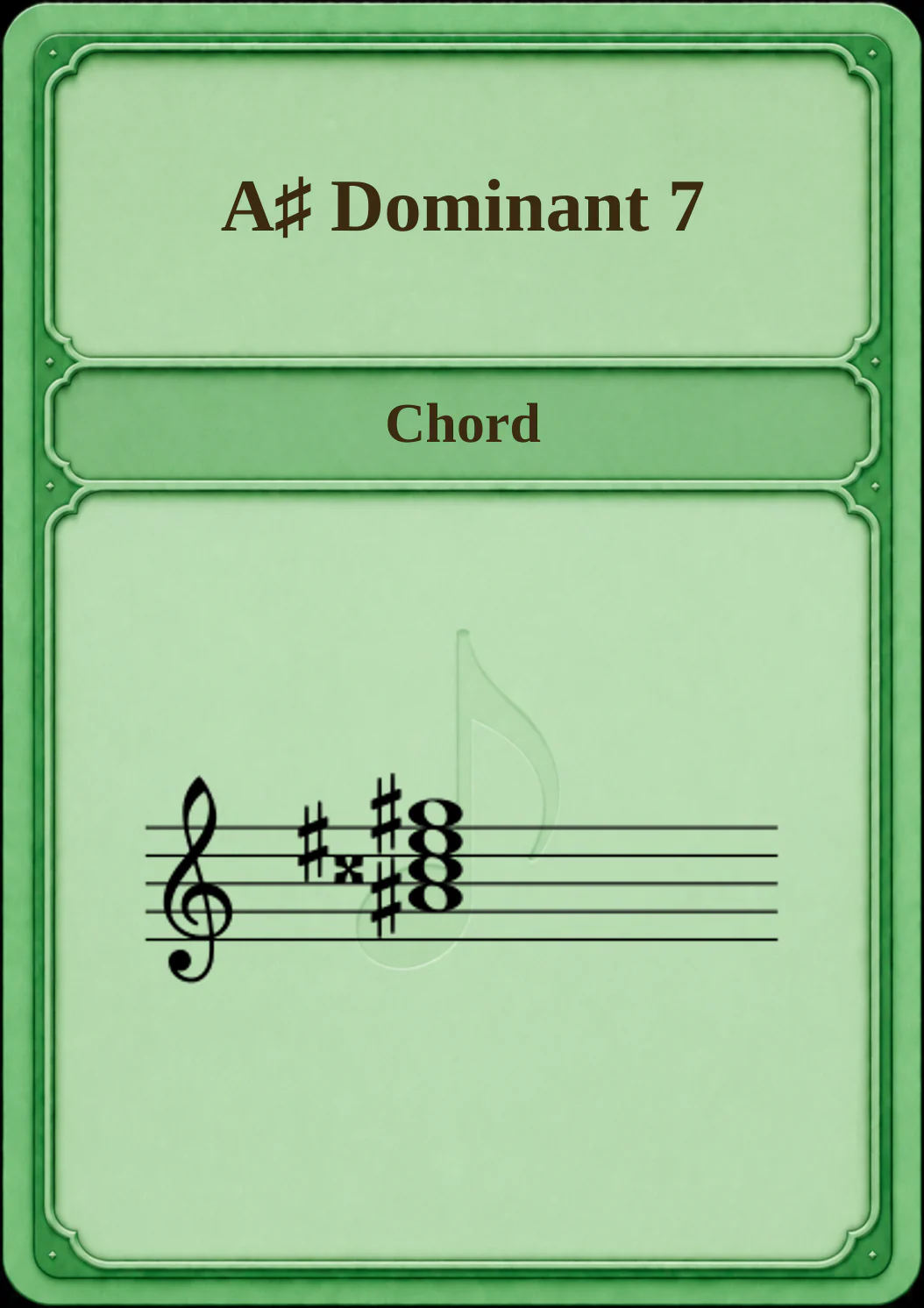 A♯ Dominant 7