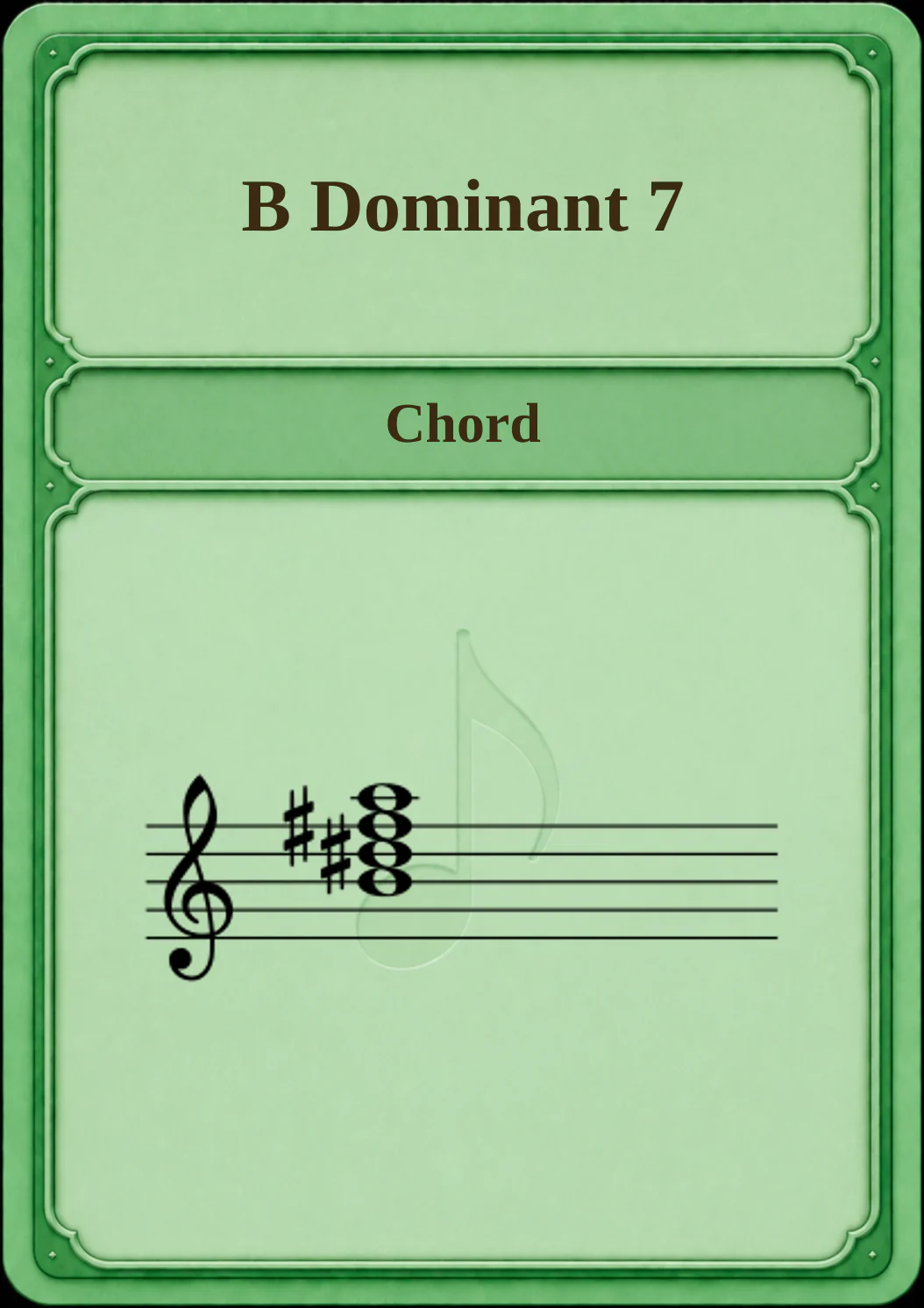 B Dominant 7