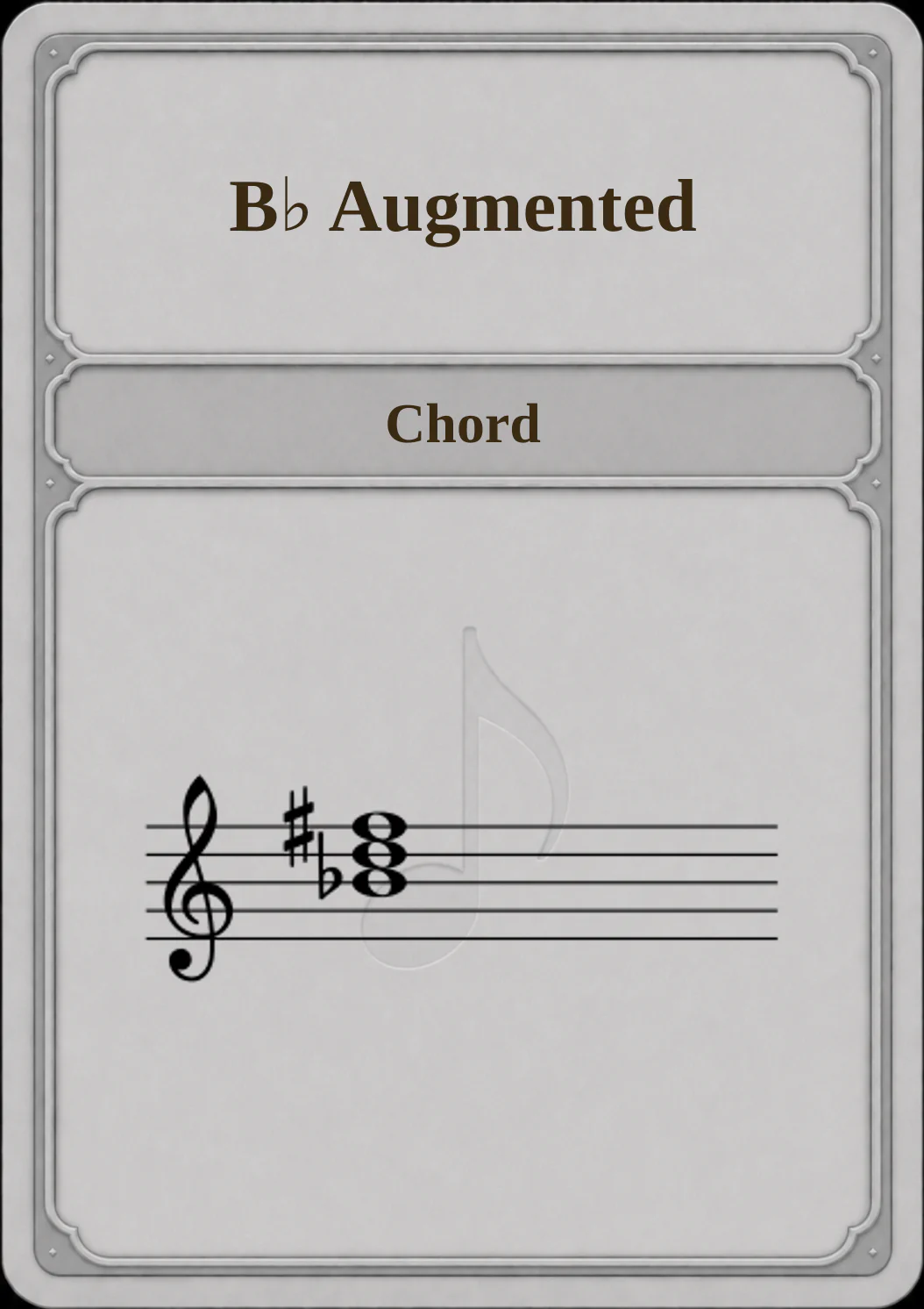 B♭ Augmented