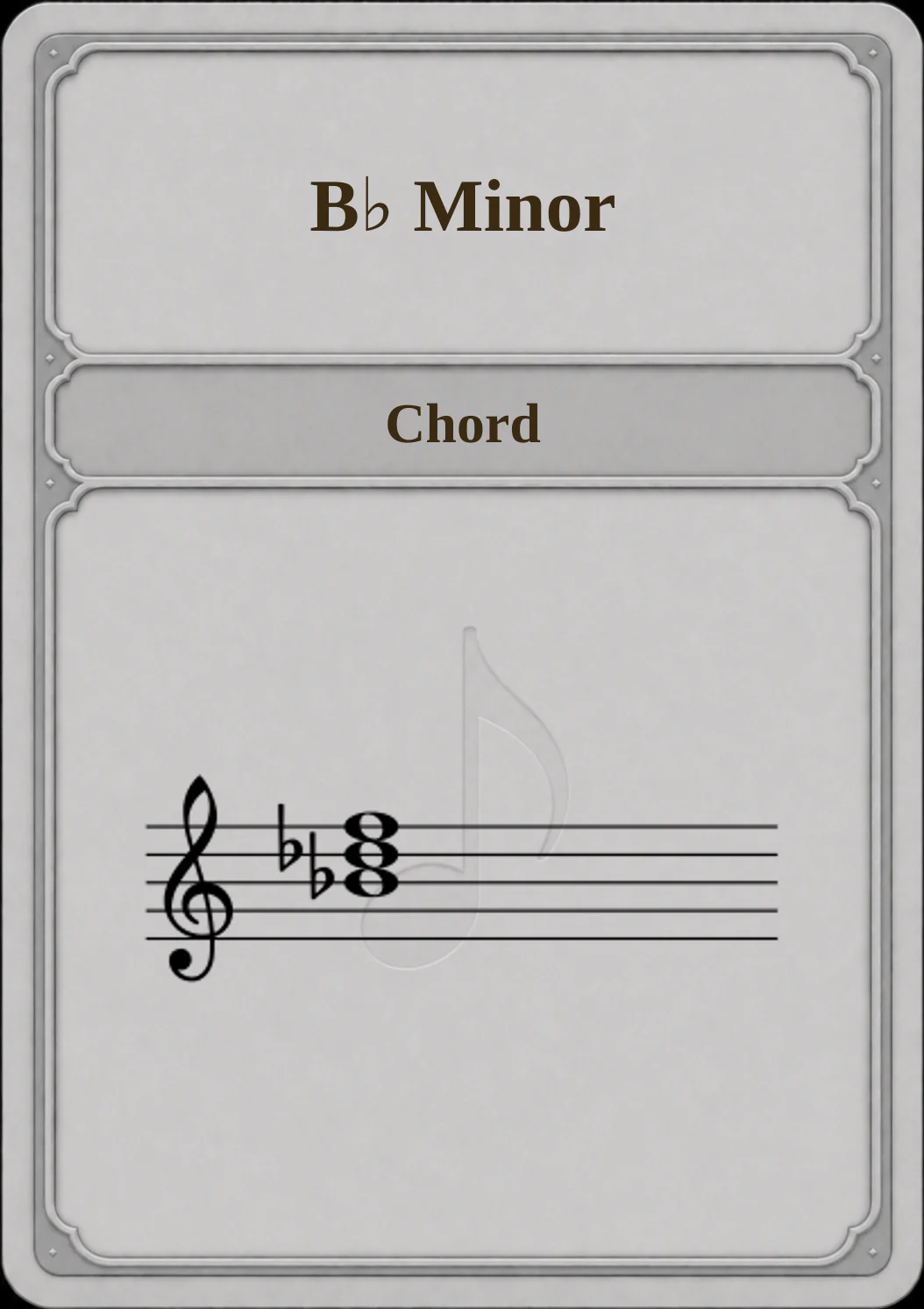 B♭ Minor