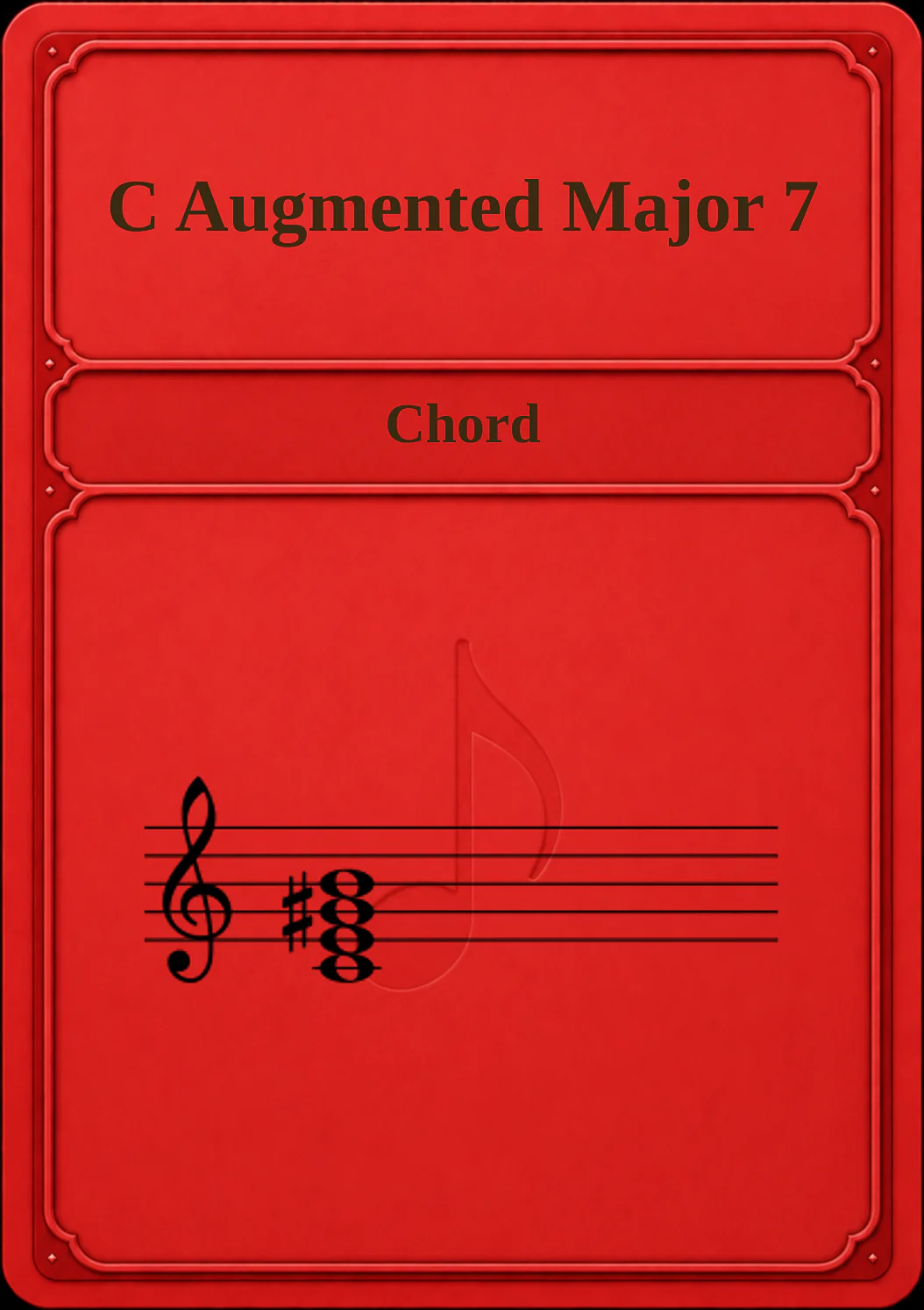 C Augmented Major 7