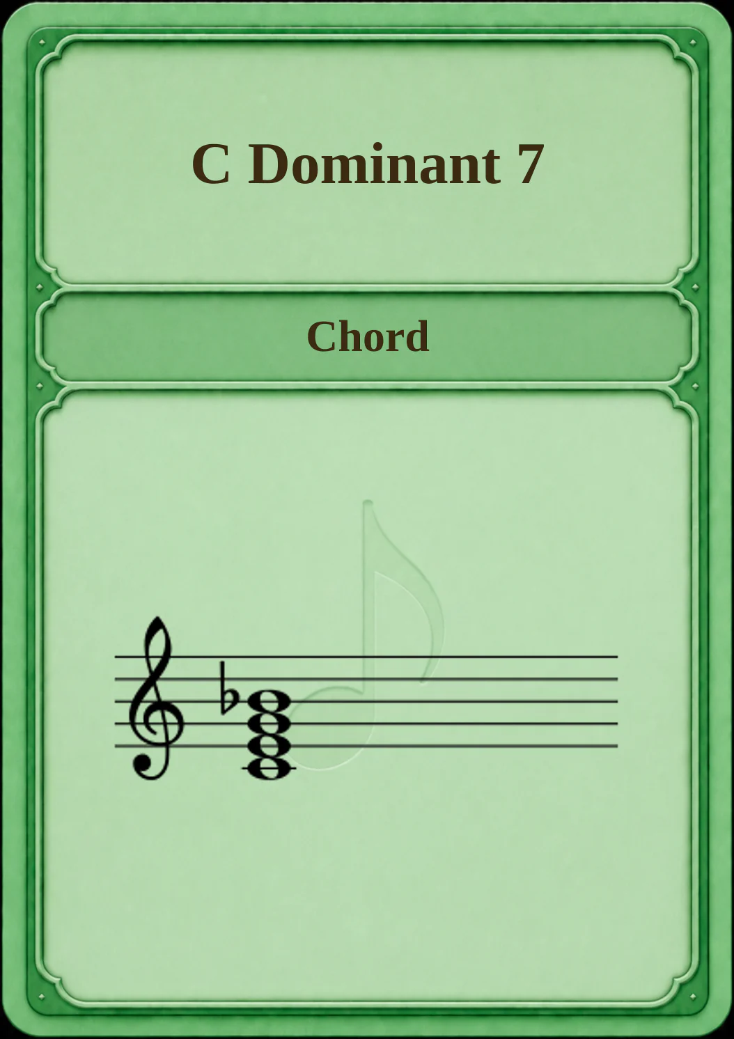 C Dominant 7