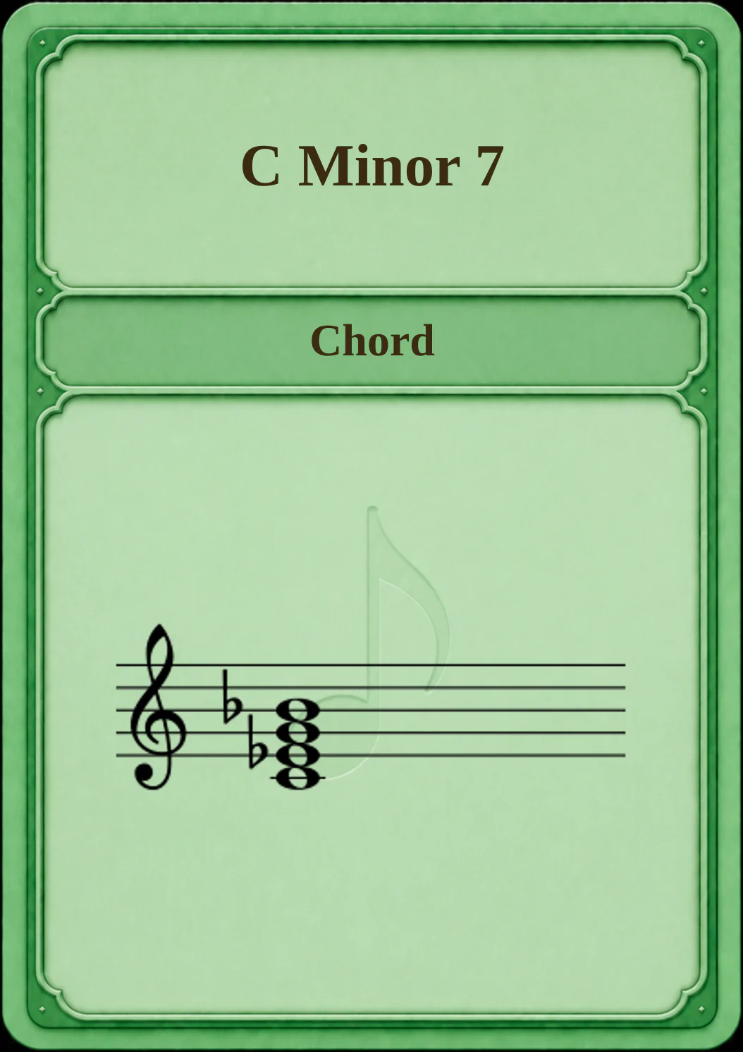 C Minor 7