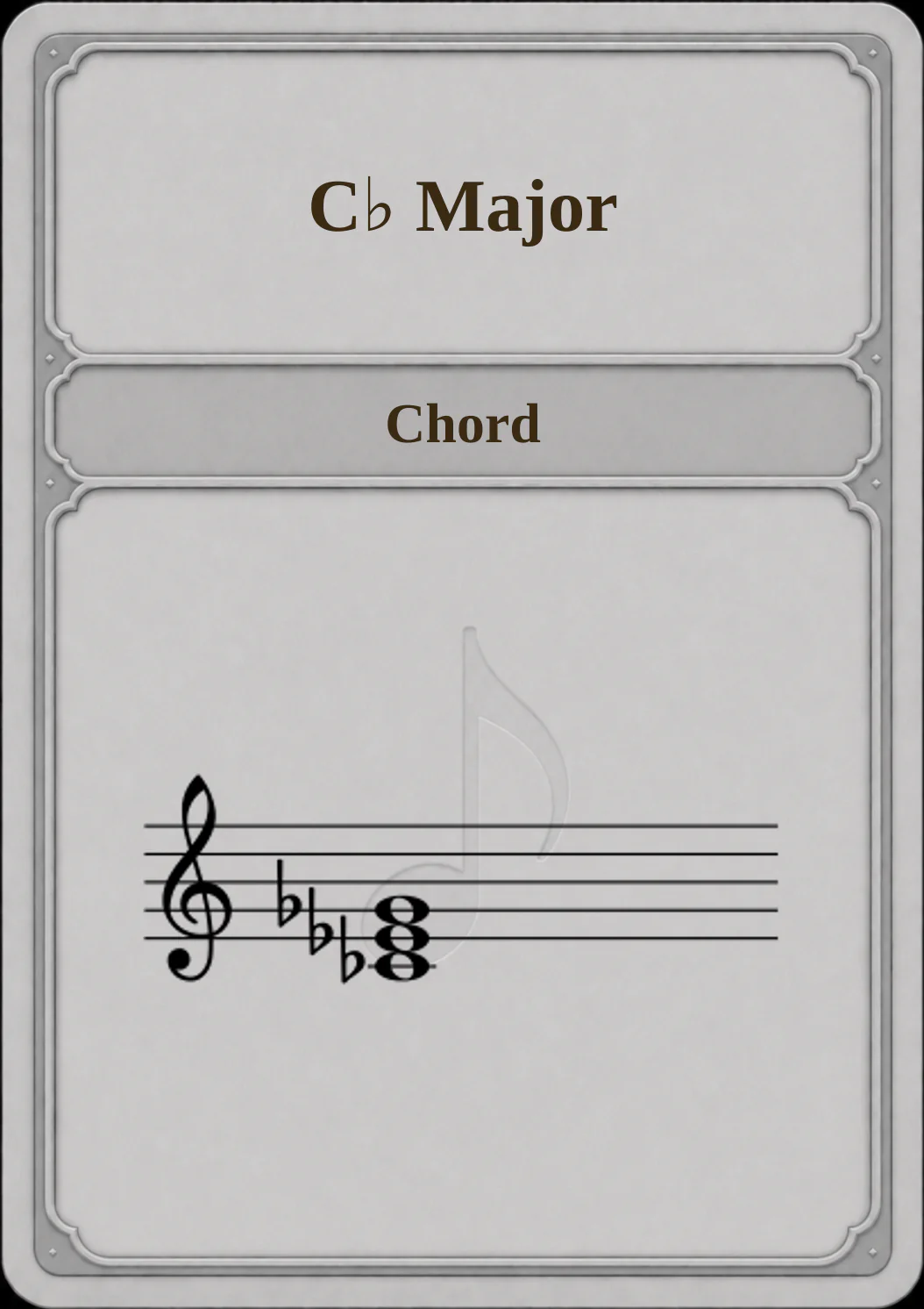 C♭ Major