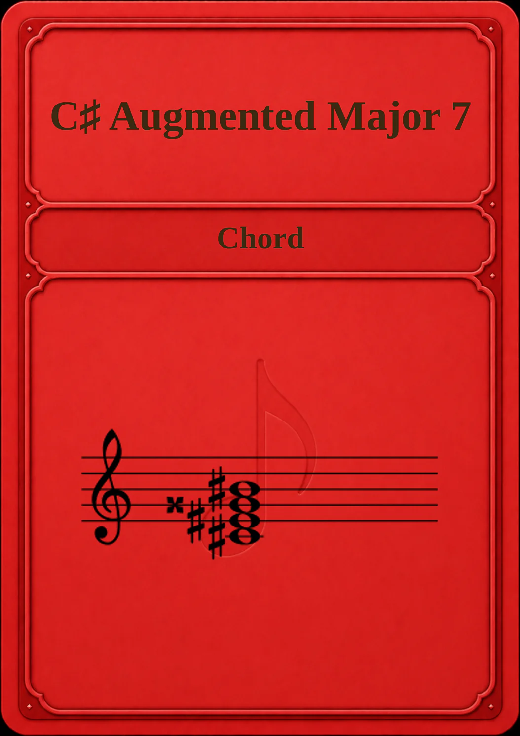C♯ Augmented Major 7