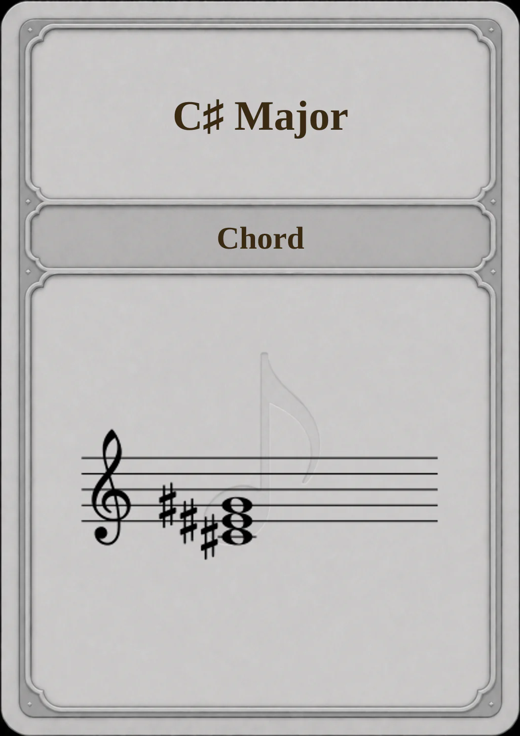 C♯ Major