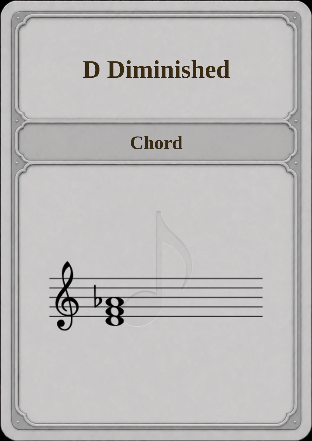 D Diminished