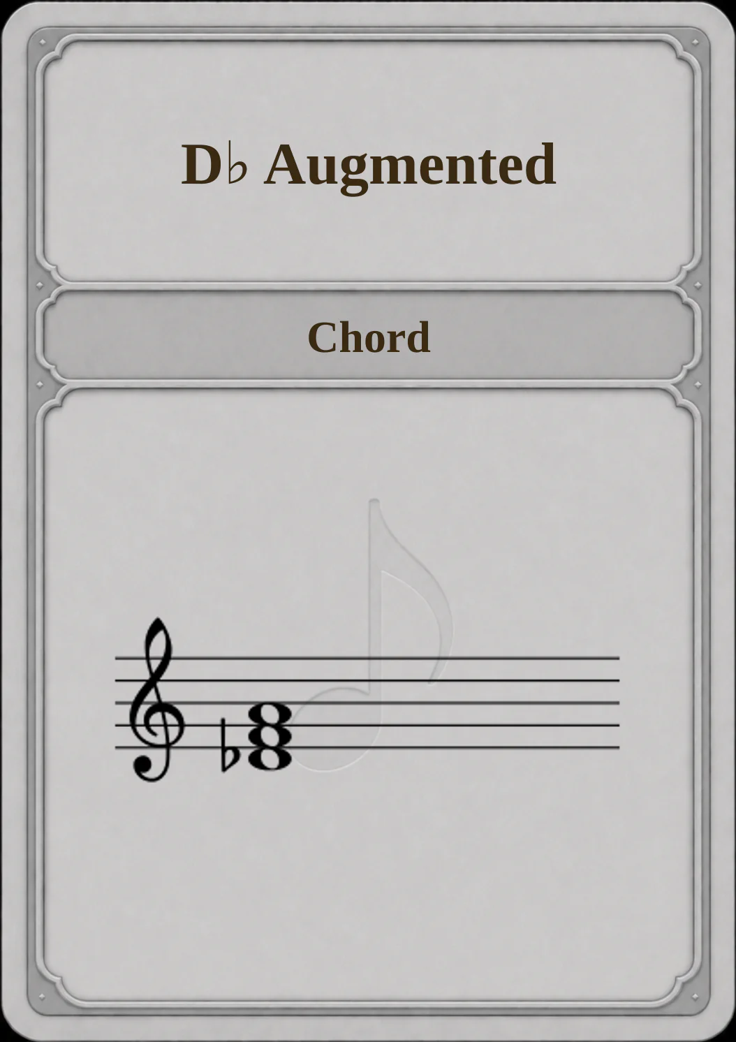 D♭ Augmented