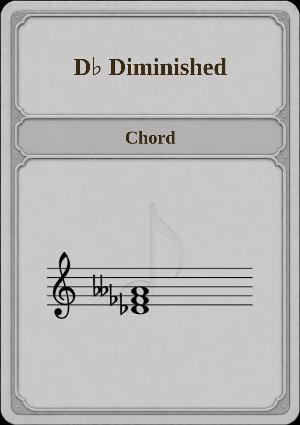 D♭ Diminished