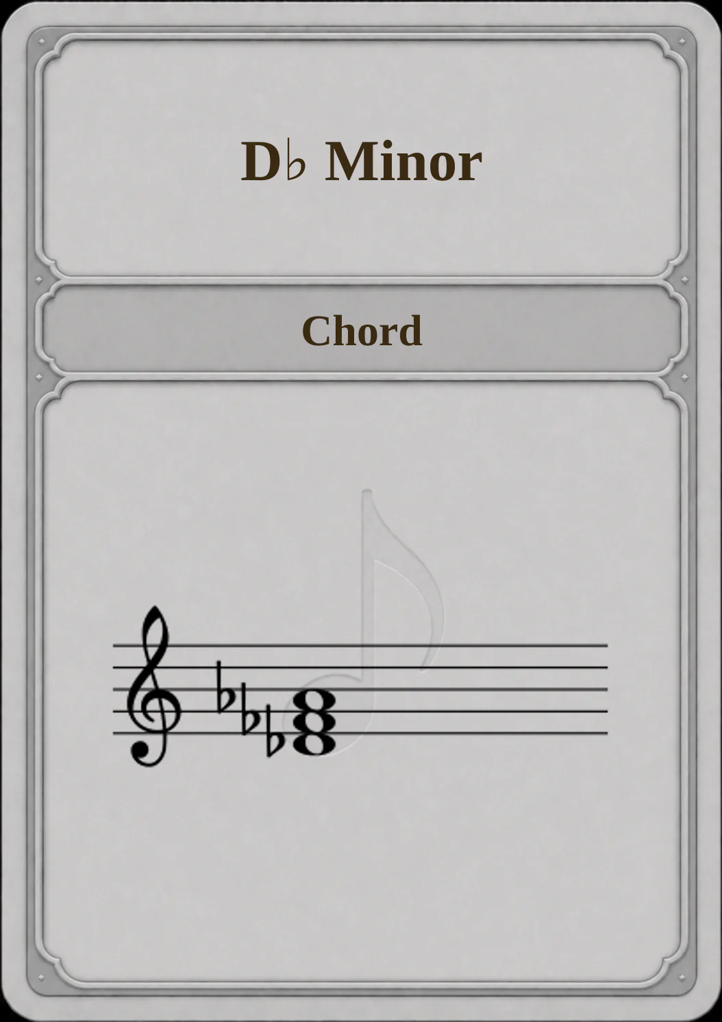 D♭ Minor
