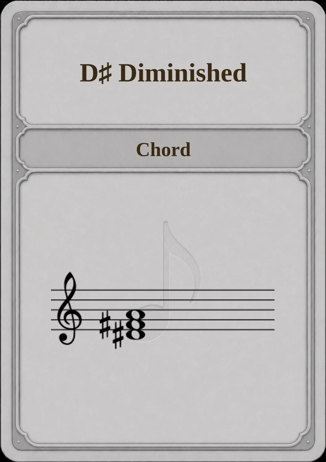 D♯ Diminished