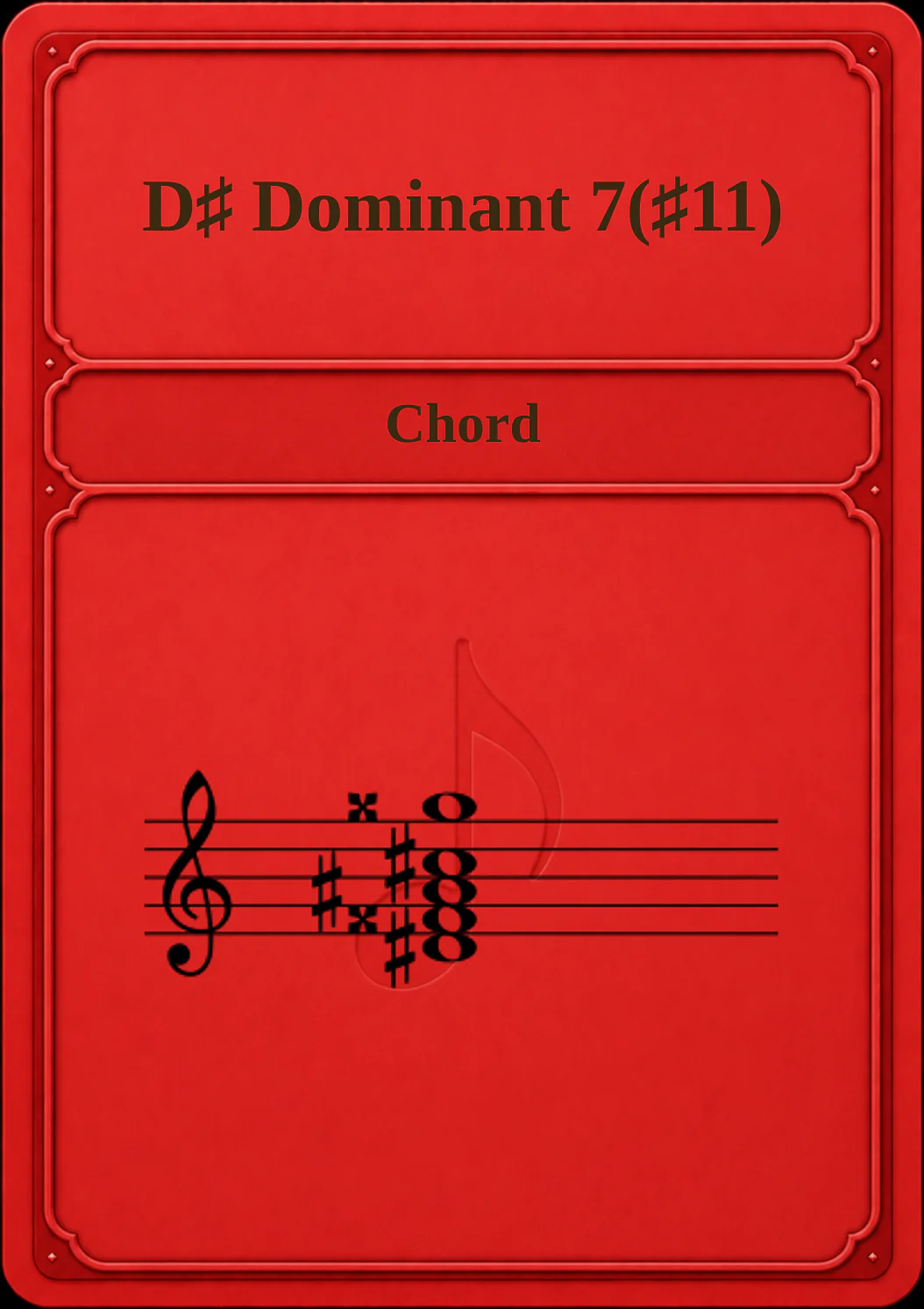 D♯ Dominant 7(♯11)