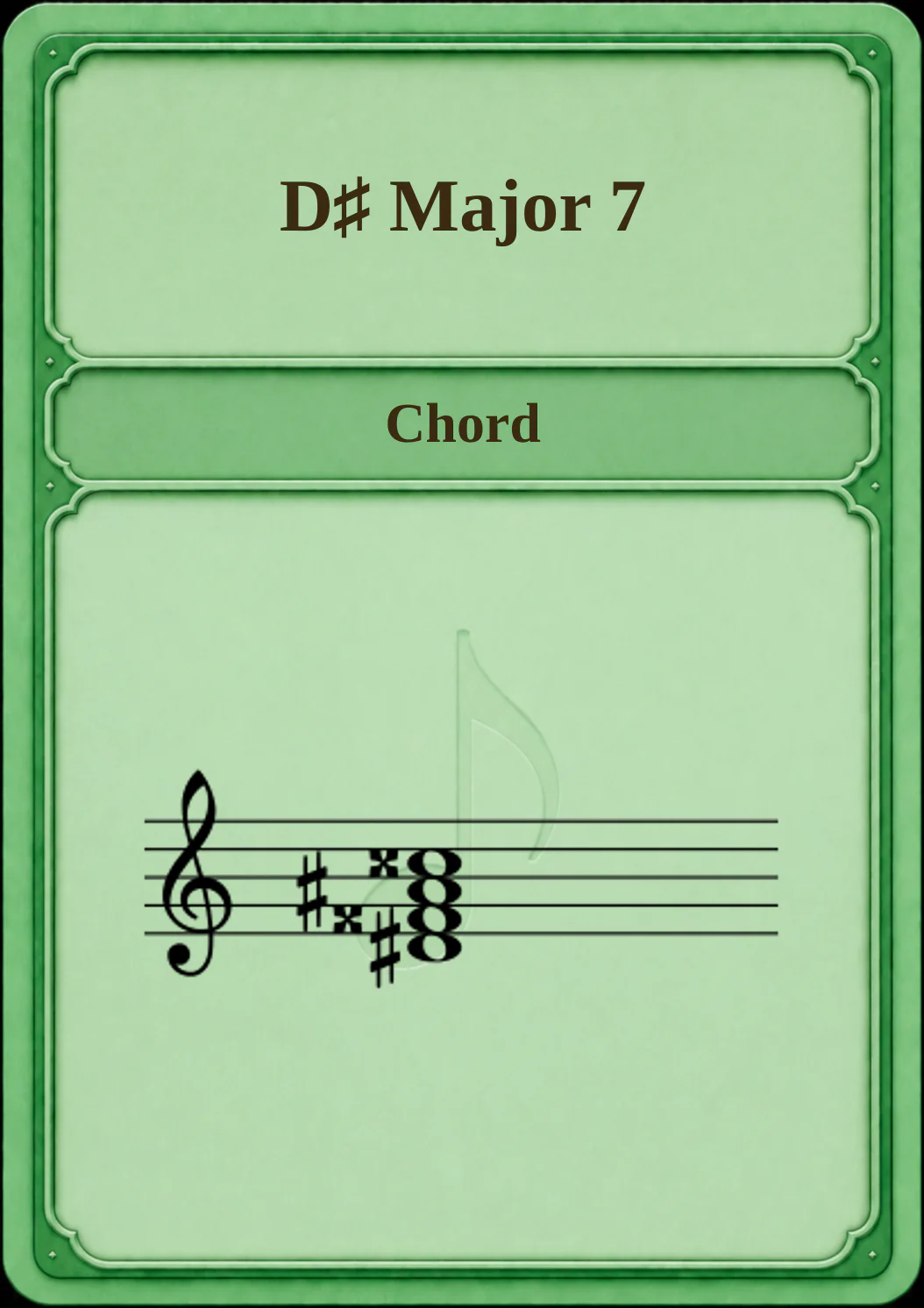 D♯ Major 7