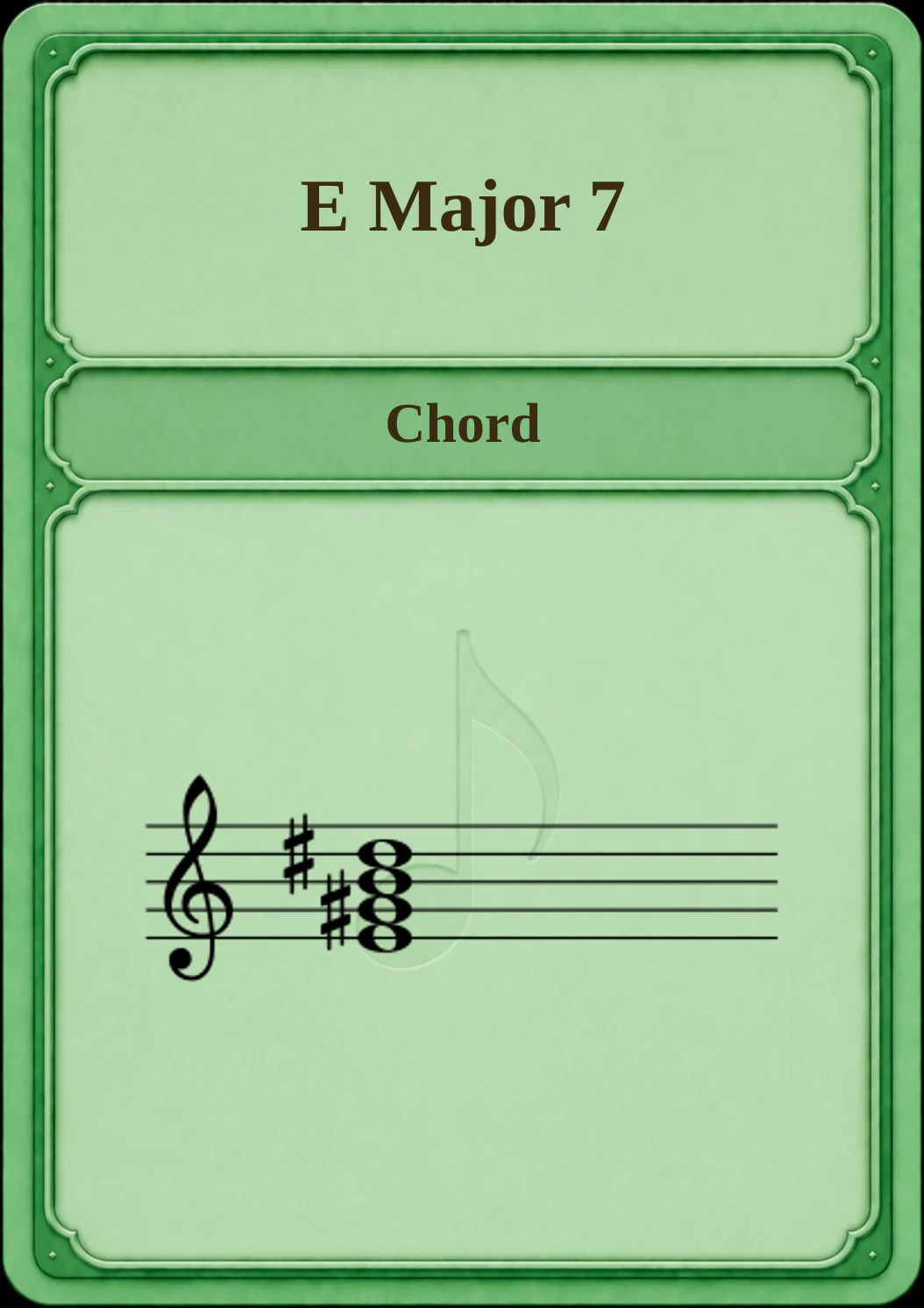E Major 7
