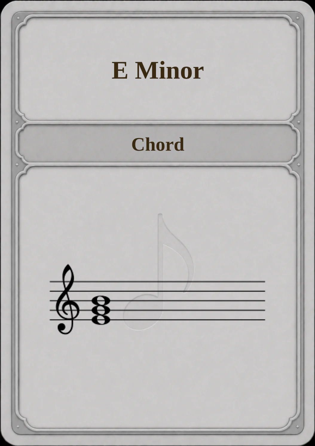 E Minor