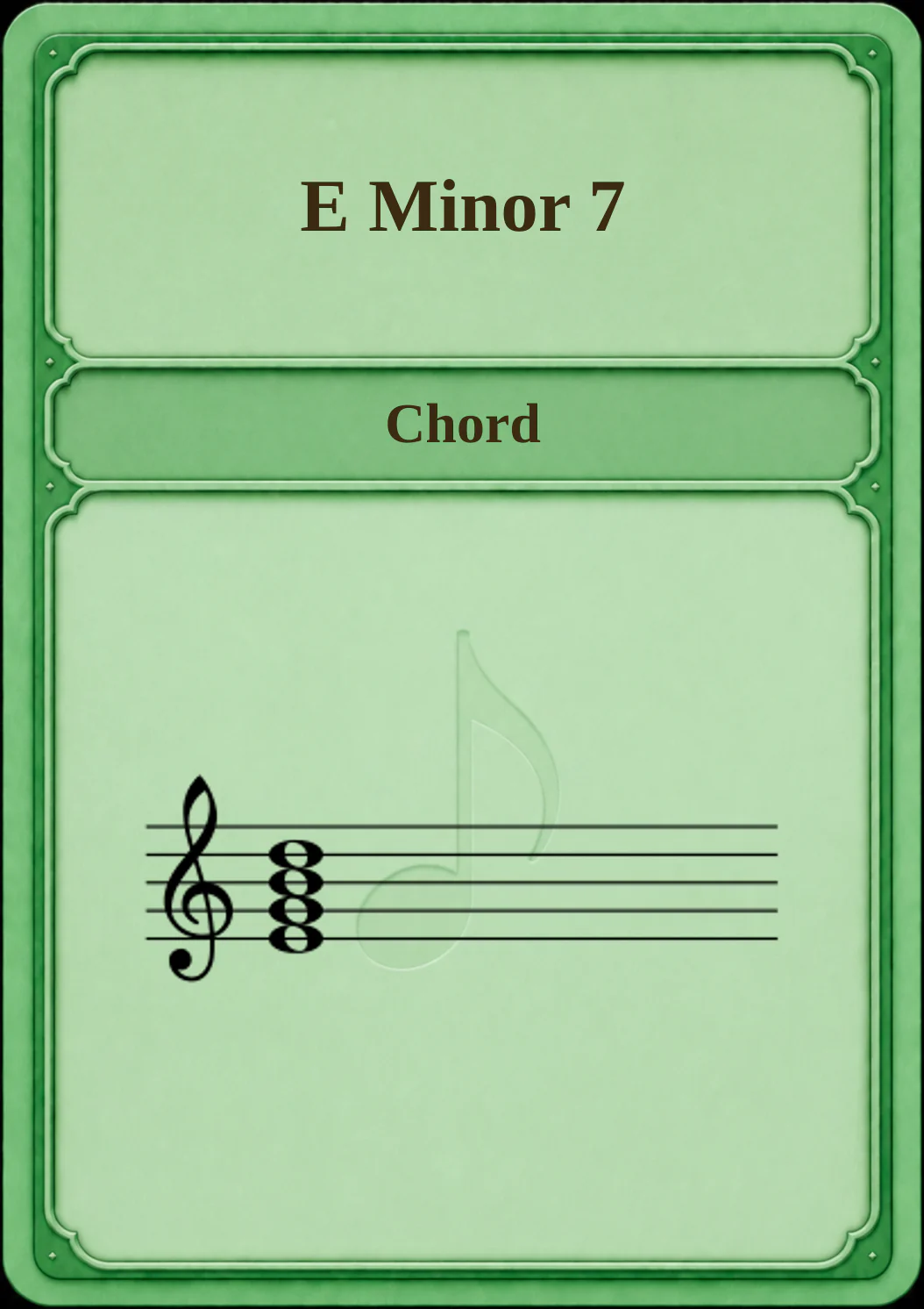 E Minor 7