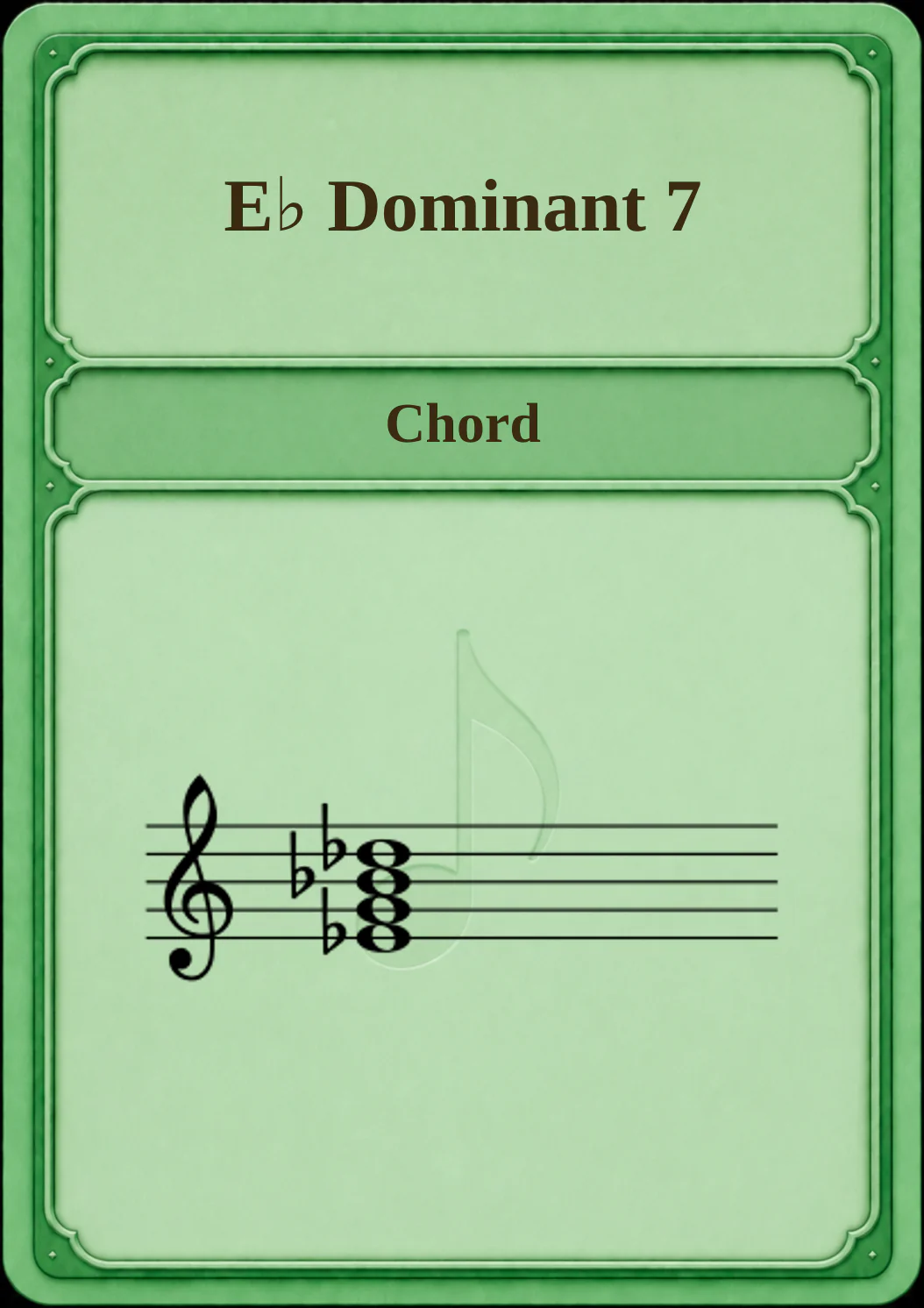 E♭ Dominant 7