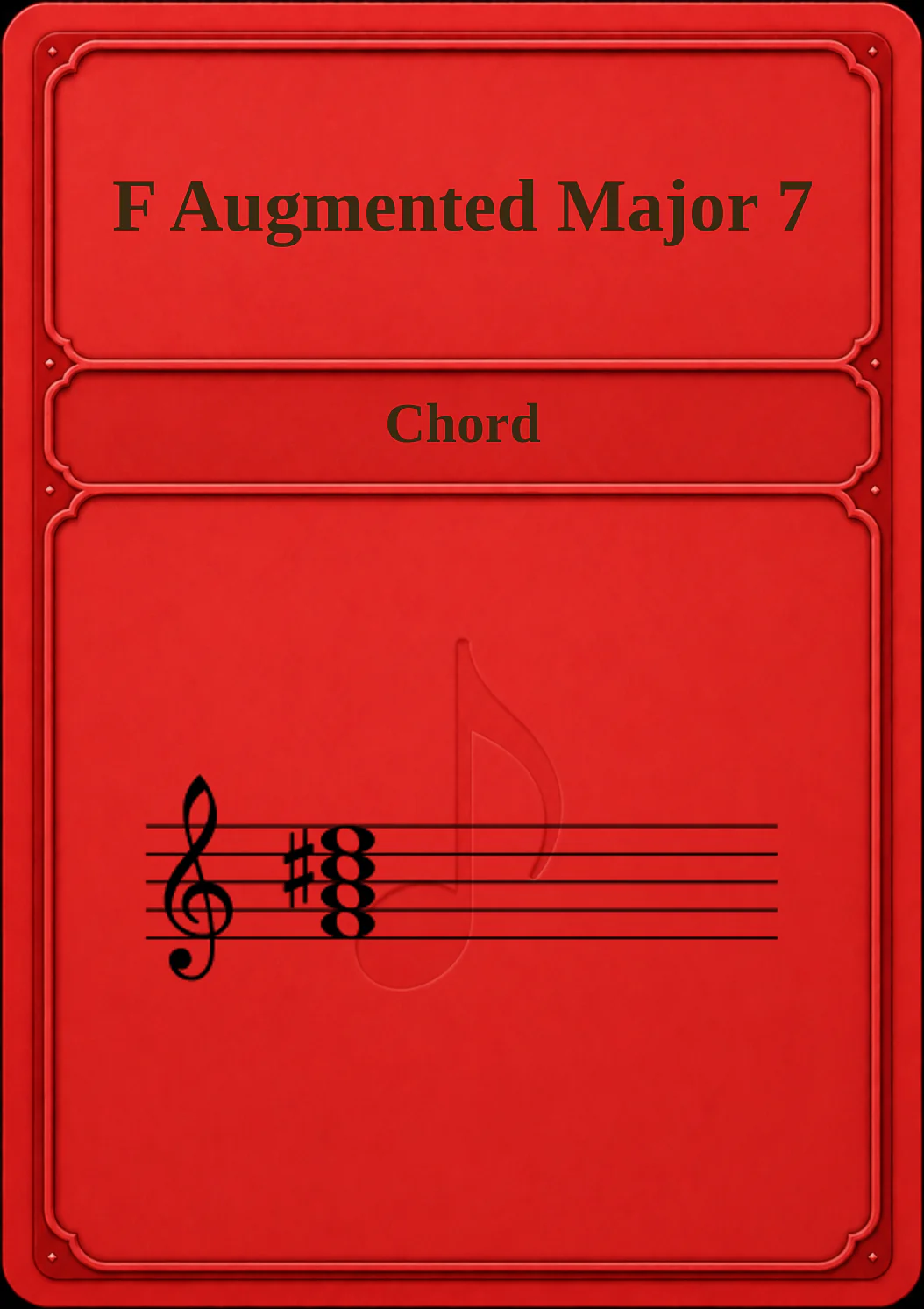 F Augmented Major 7