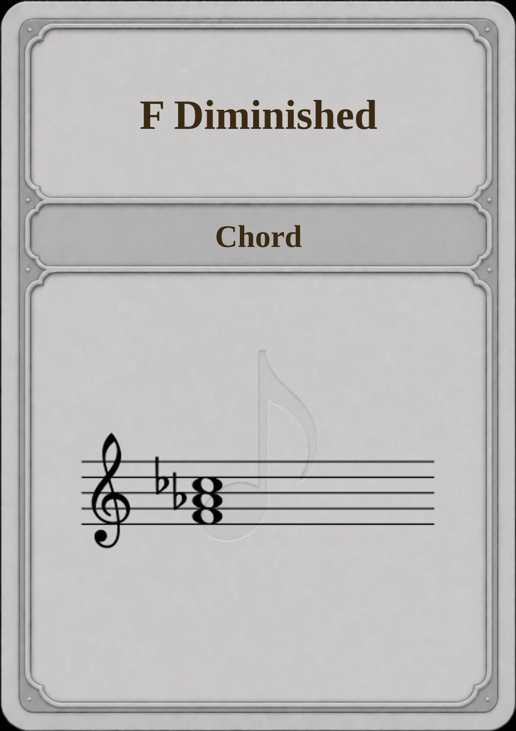F Diminished