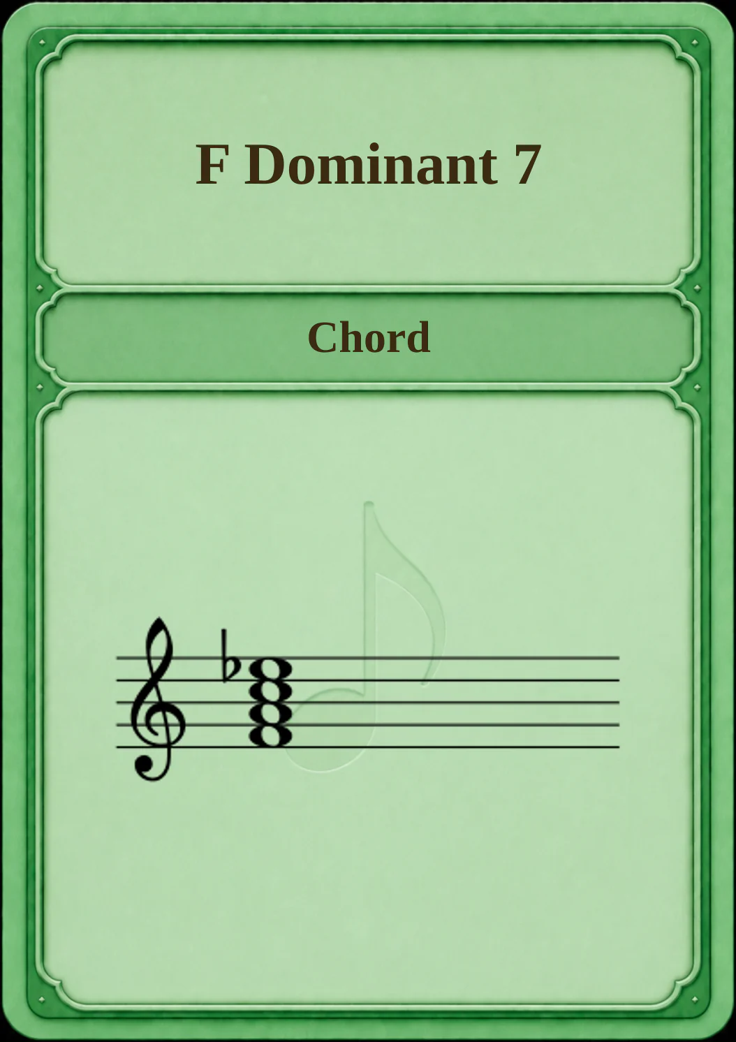 F Dominant 7