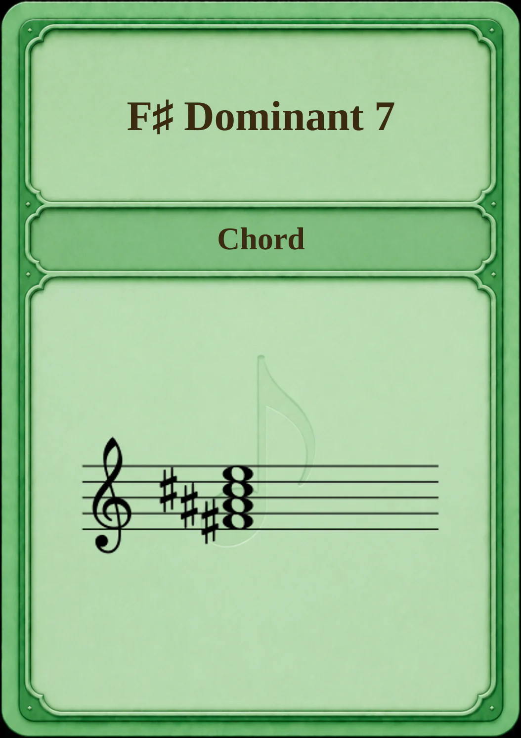 F♯ Dominant 7