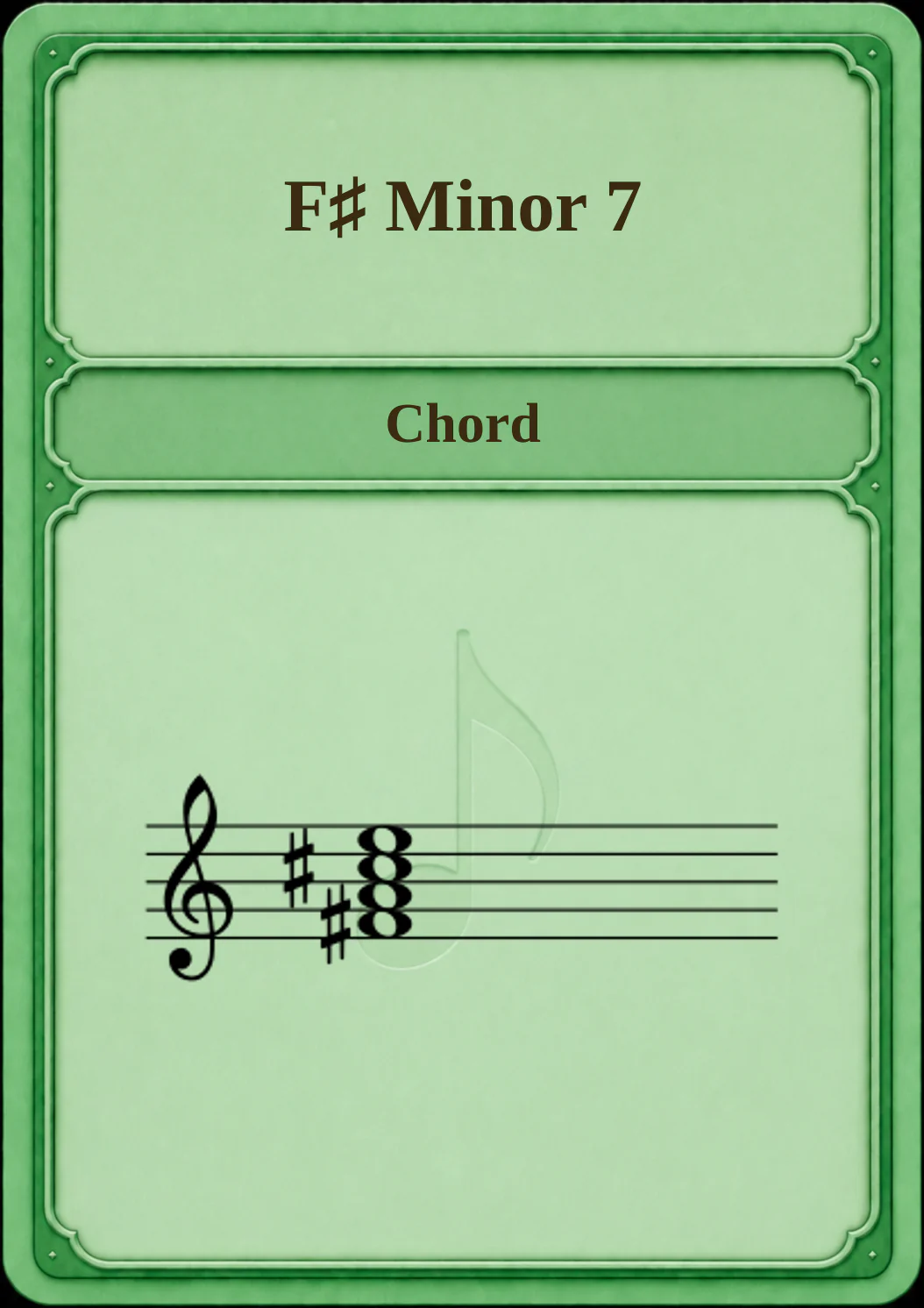 F♯ Minor 7