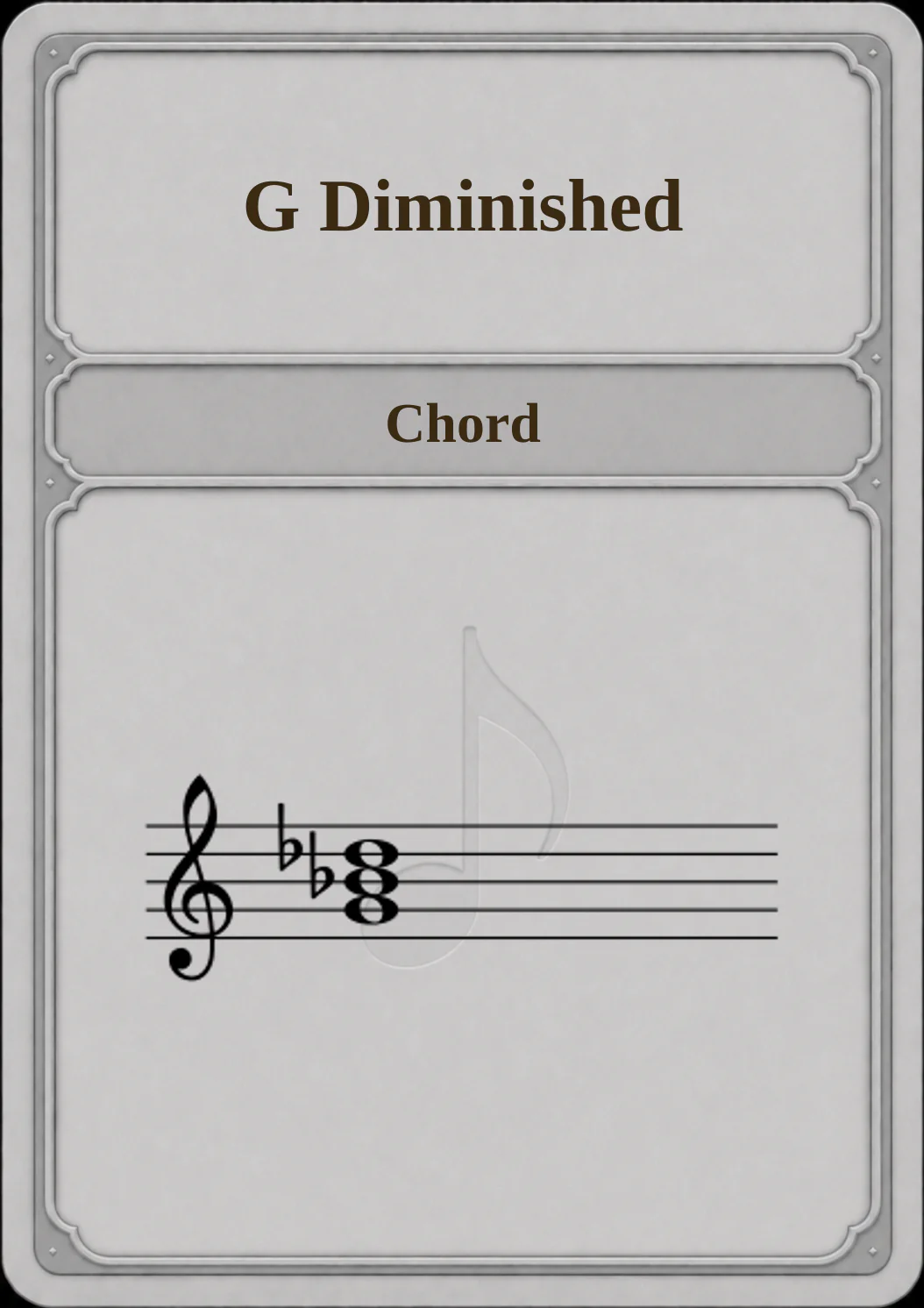 G Diminished