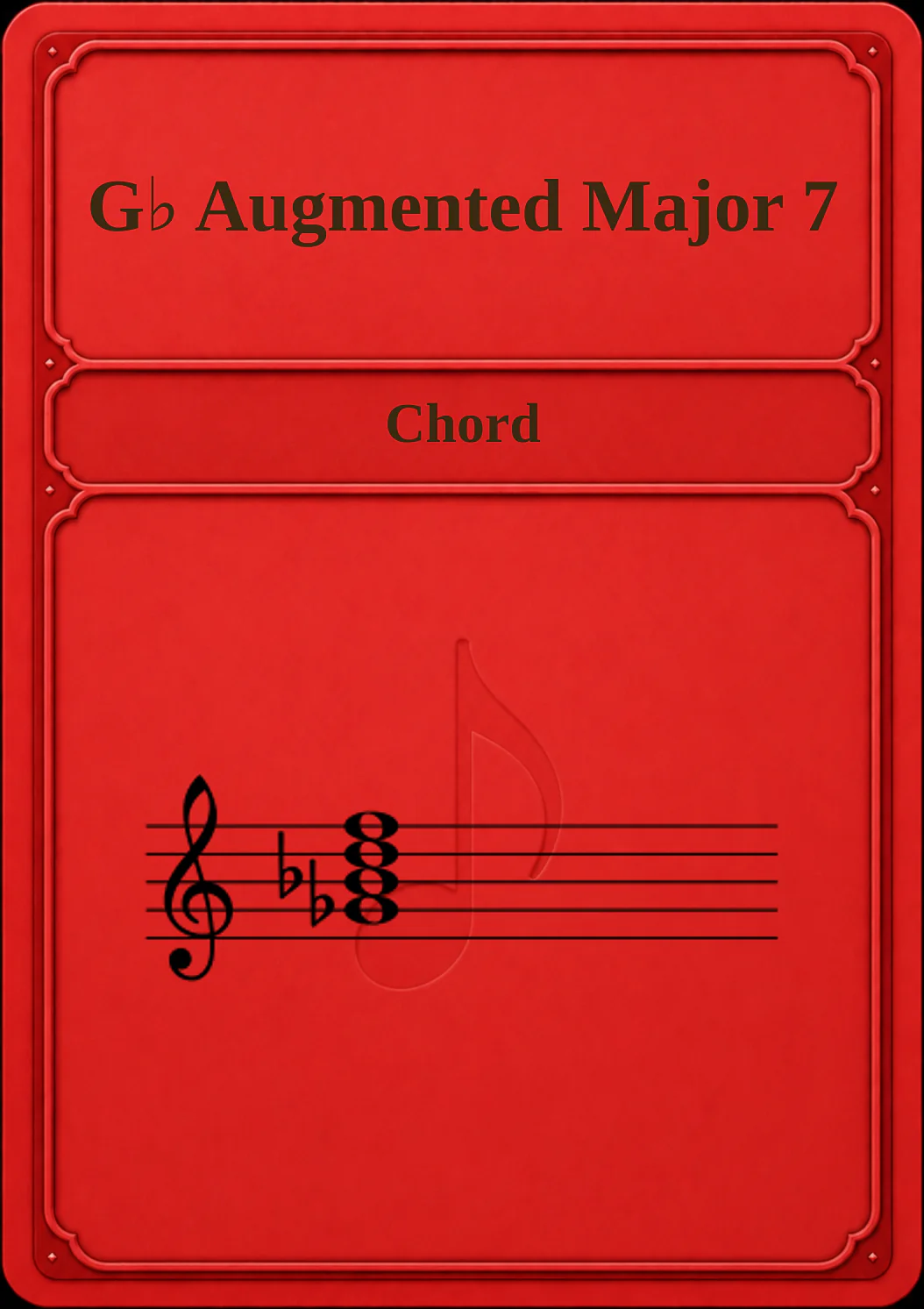 G♭ Augmented Major 7