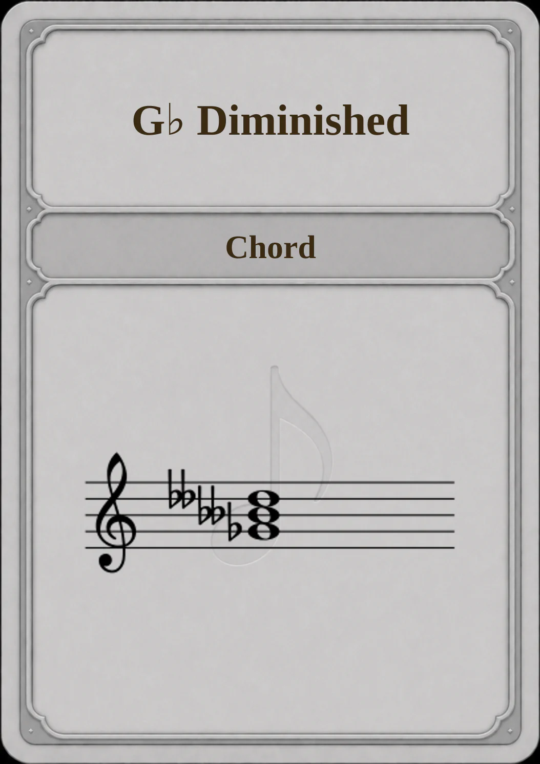 G♭ Diminished