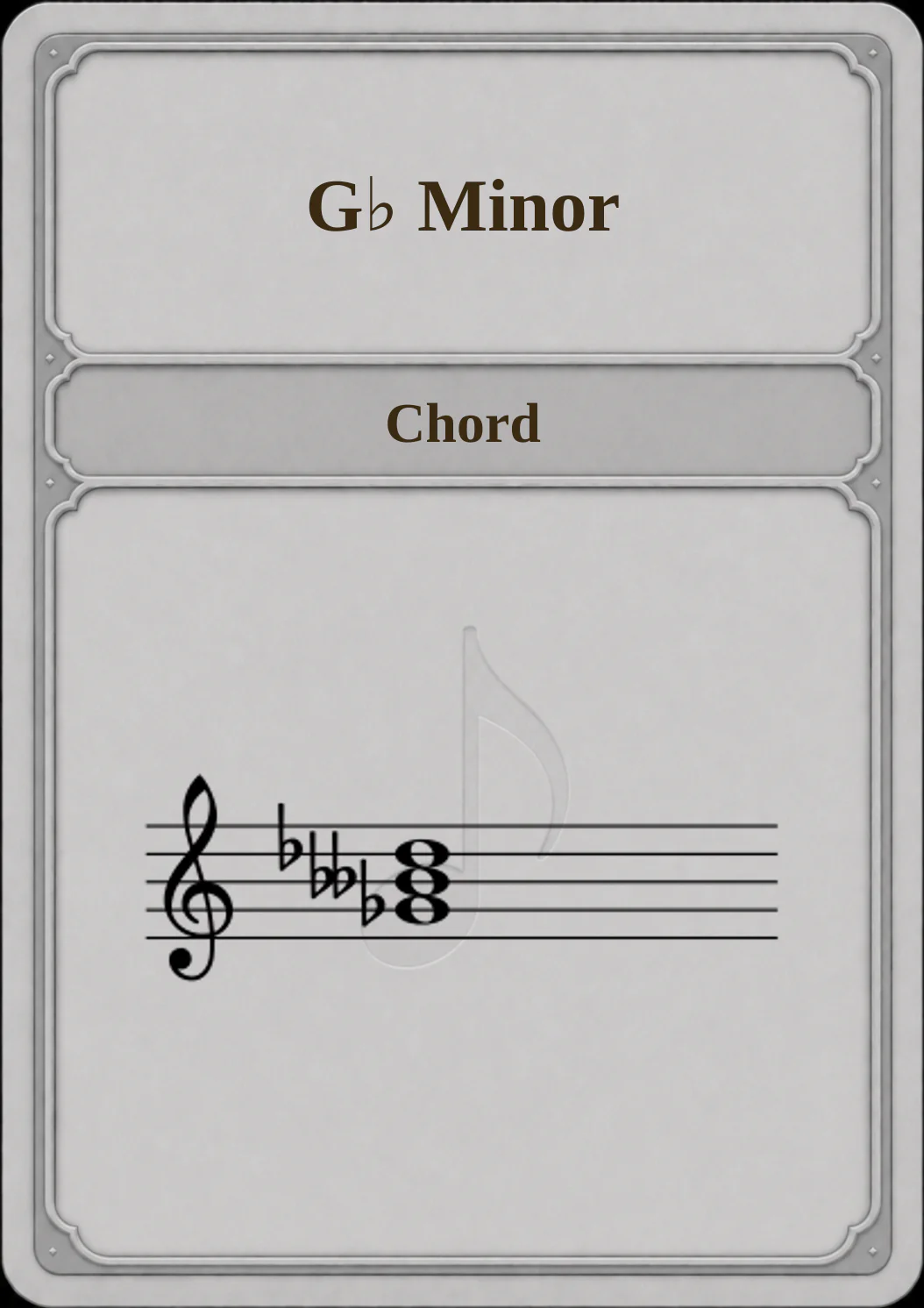 G♭ Minor