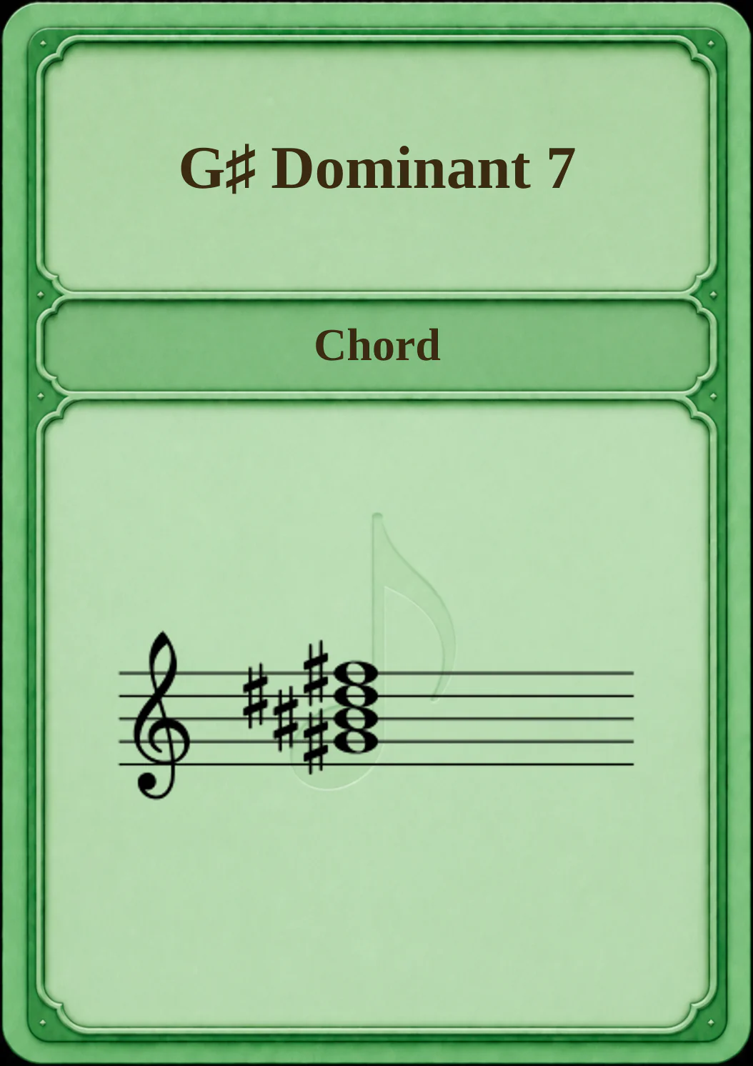 G♯ Dominant 7
