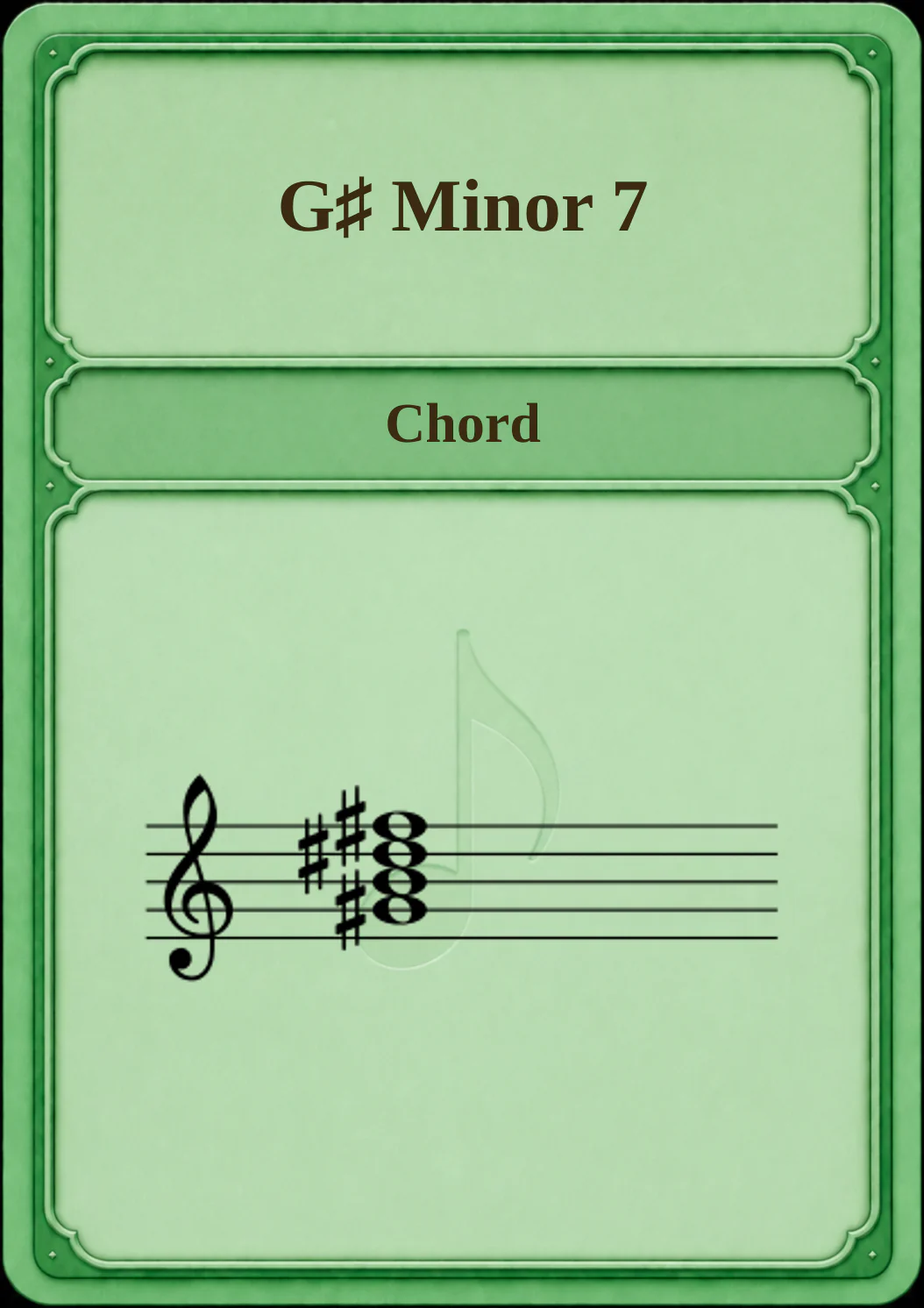 G♯ Minor 7