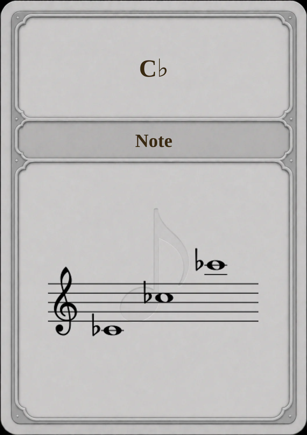 C♭