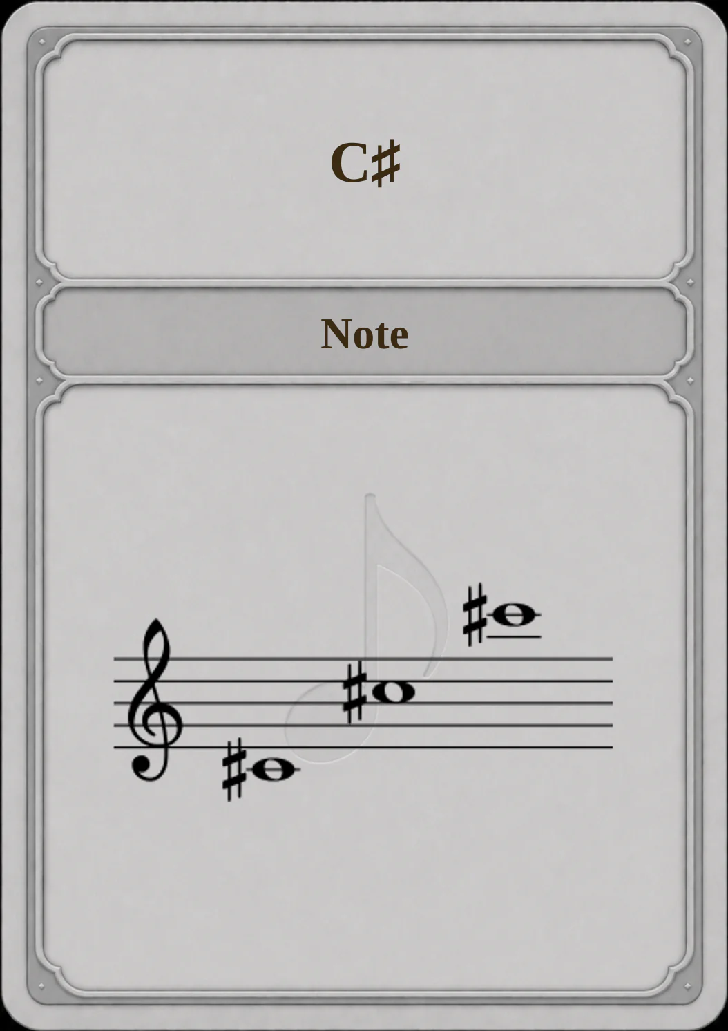 C♯