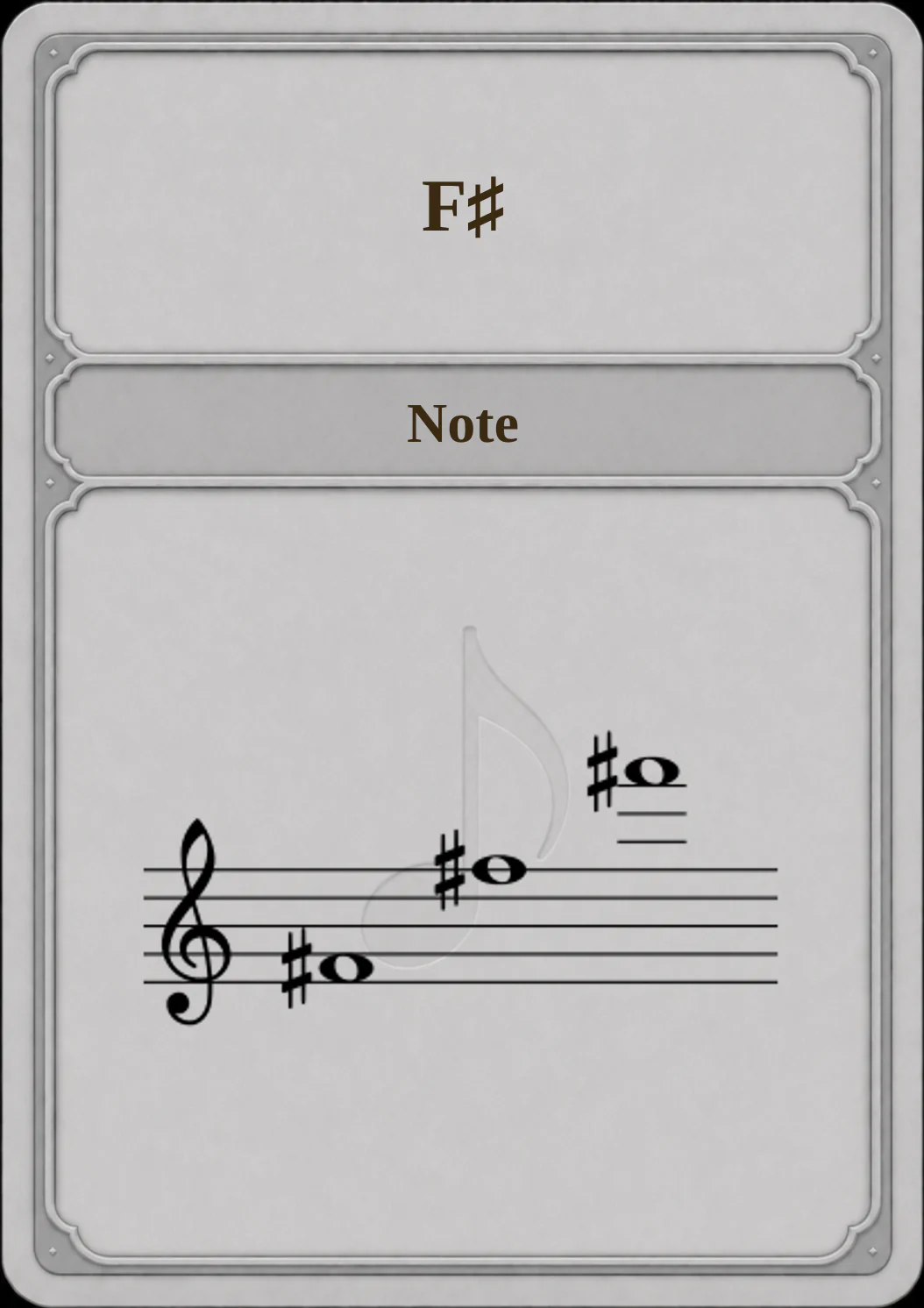 F♯