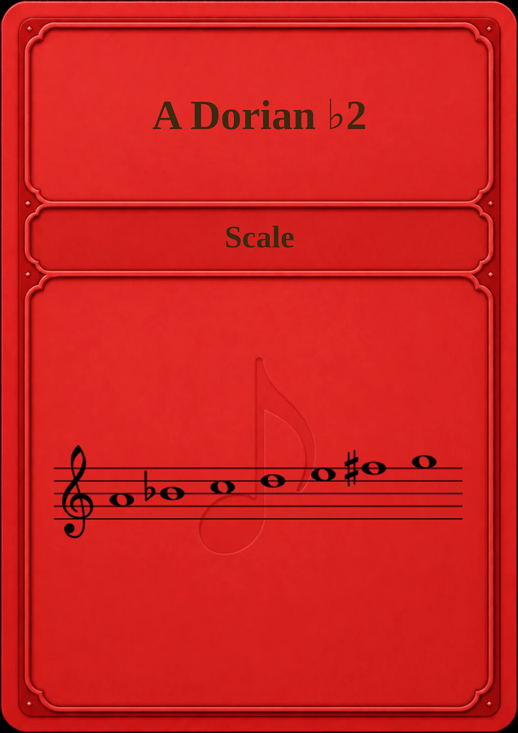 A Dorian ♭2