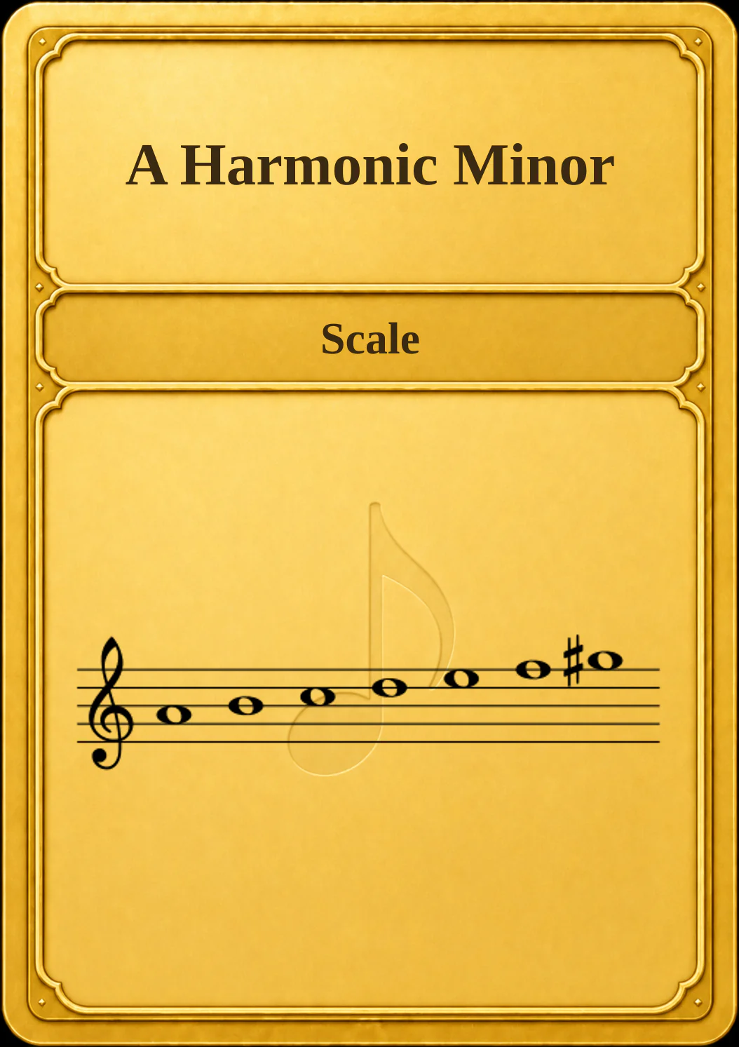 A Harmonic Minor