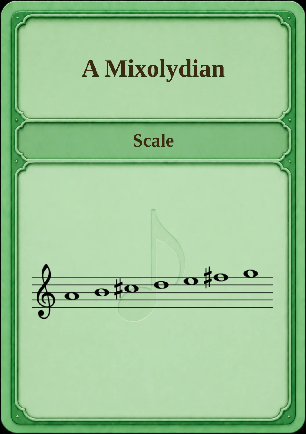 A Mixolydian