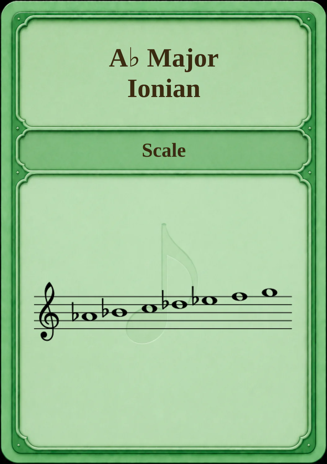 A♭ Major / Ionian