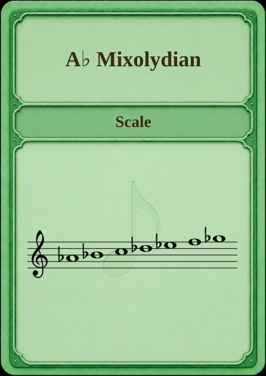 A♭ Mixolydian
