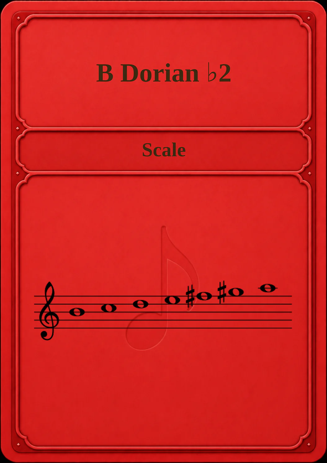 B Dorian ♭2