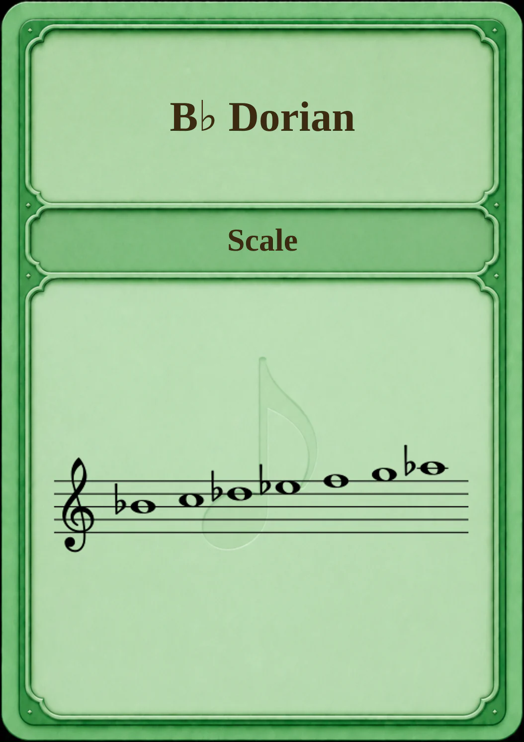 B♭ Dorian