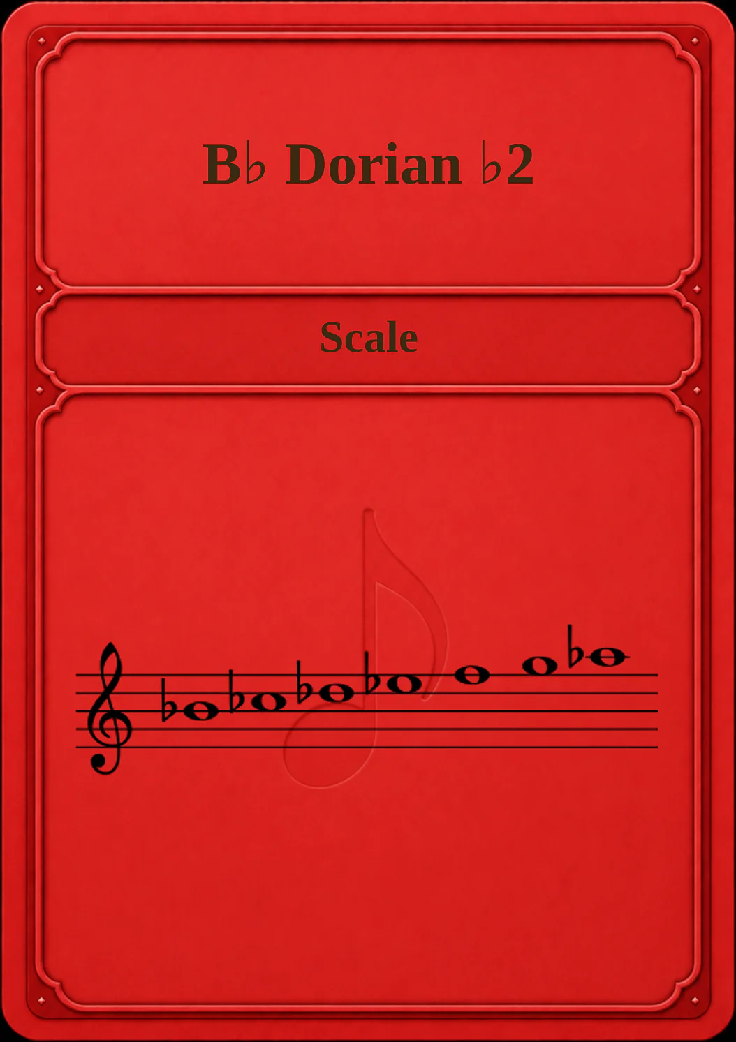 B♭ Dorian ♭2