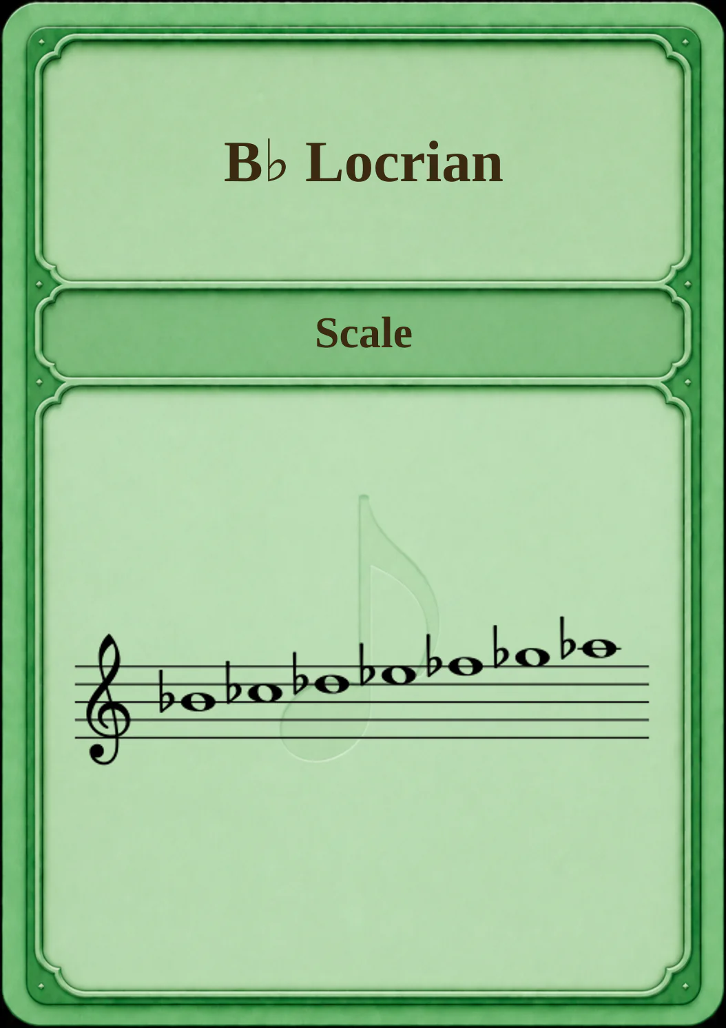B♭ Locrian